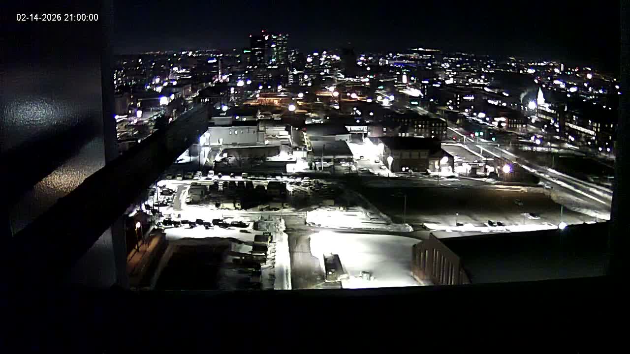 New Hampshire , Manchester City Skyline & Falcons Life Live Cam 1 - Manchester, Hillsborough, New Hampshire, USA