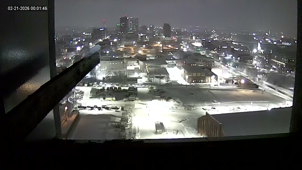 New Hampshire , Manchester City Skyline & Falcons Life Live Cam 1 - Manchester, Hillsborough, New Hampshire, USA