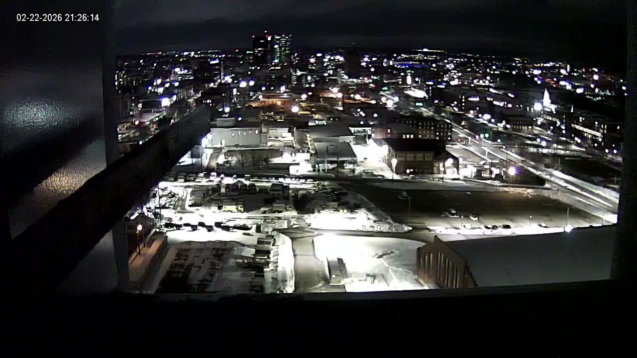 New Hampshire , Manchester City Skyline & Falcons Life Live Cam 1 - Manchester, Hillsborough, New Hampshire, USA