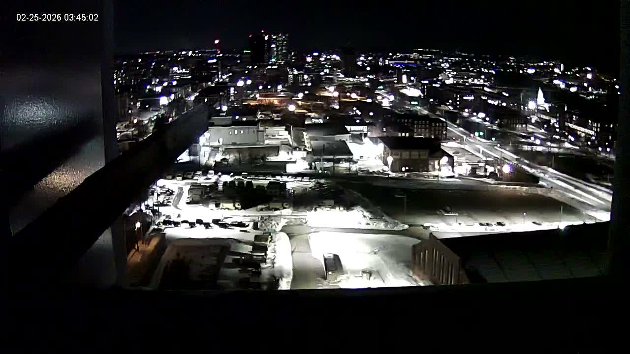 New Hampshire , Manchester City Skyline & Falcons Life Live Cam 1 - Manchester, Hillsborough, New Hampshire, USA