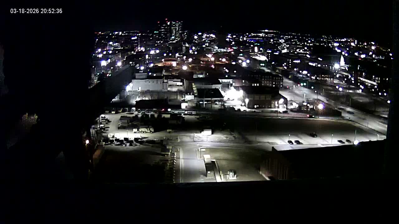 New Hampshire , Manchester City Skyline & Falcons Life Live Cam 1 - Manchester, Hillsborough, New Hampshire, USA