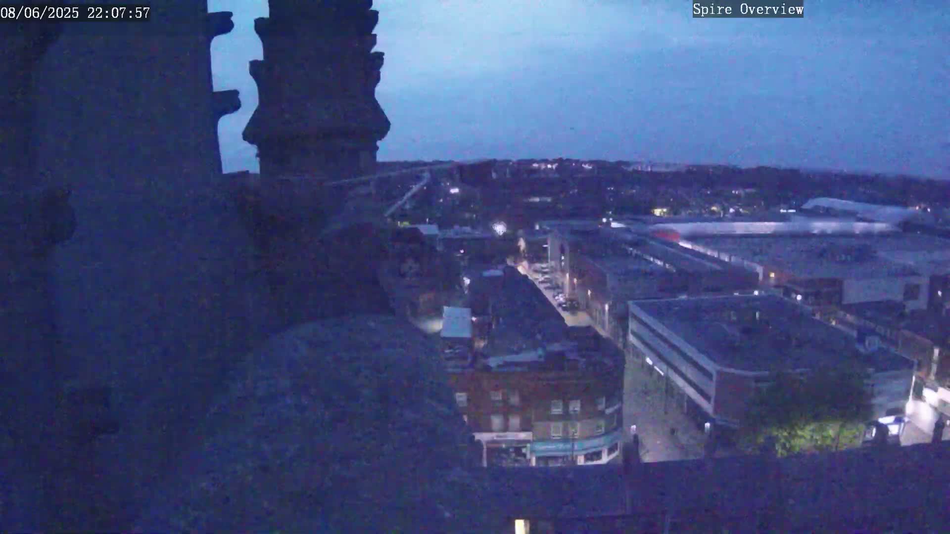 Wakefield City Skyline & Peregrine Life Project Live Cam - Wakefield, West Yorkshire, Yorkshire and the Humber, England, United Kingdom