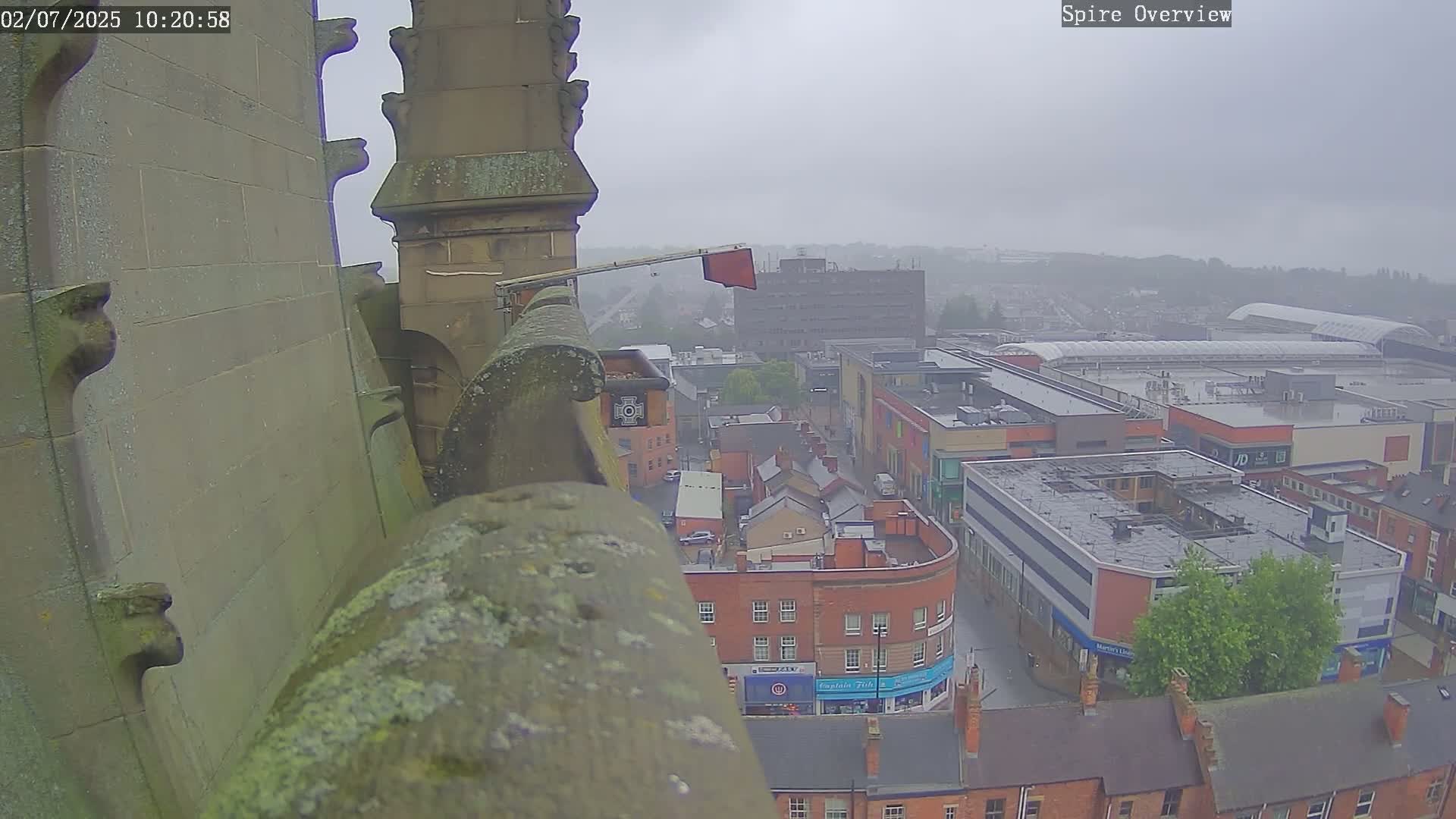 Wakefield City Skyline & Peregrine Life Project Live Cam - Wakefield, West Yorkshire, Yorkshire and the Humber, England, United Kingdom