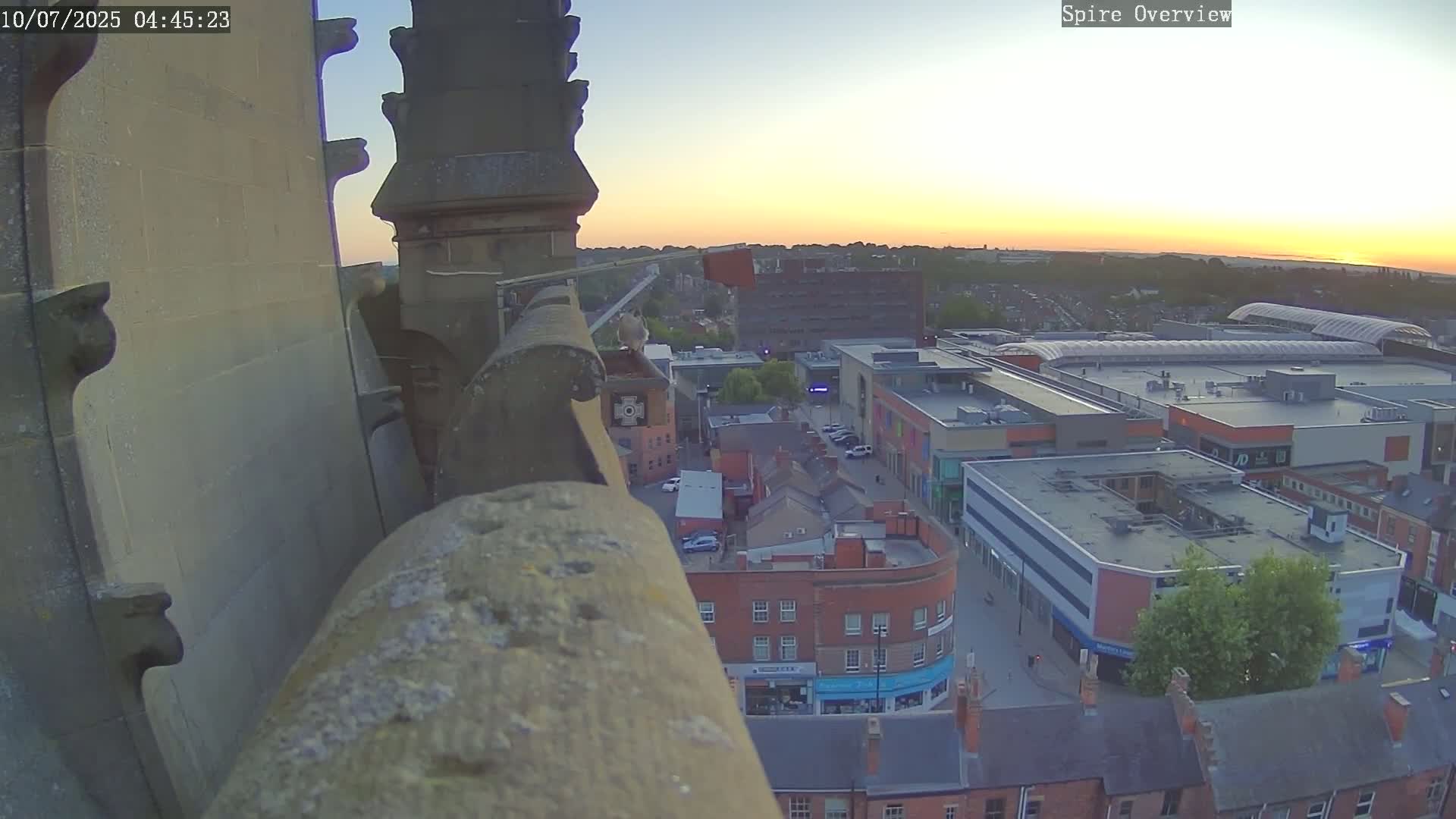 Wakefield City Skyline & Peregrine Life Project Live Cam - Wakefield, West Yorkshire, Yorkshire and the Humber, England, United Kingdom