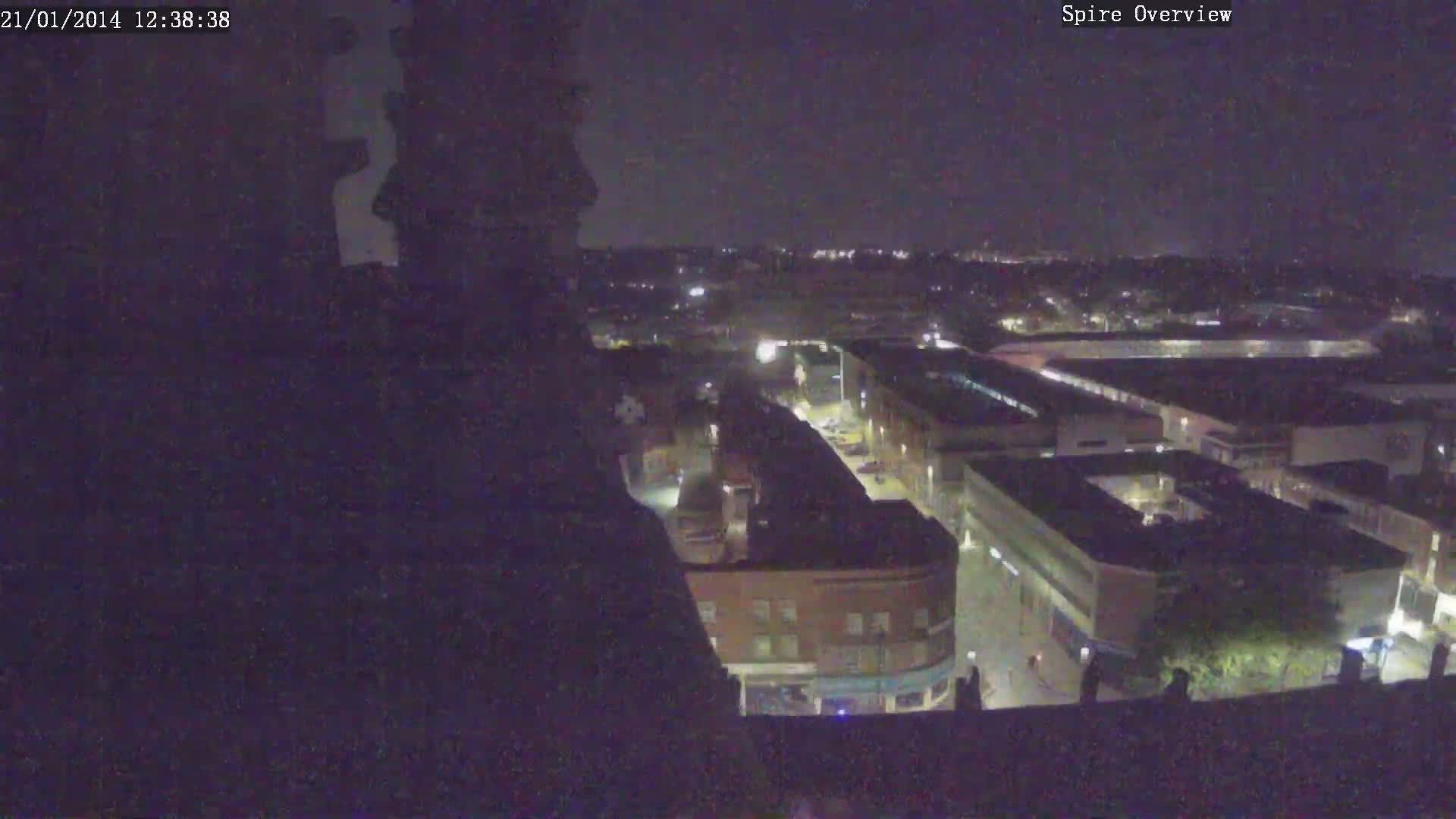 Wakefield City Skyline & Peregrine Life Project Live Cam - Wakefield, West Yorkshire, Yorkshire and the Humber, England, United Kingdom