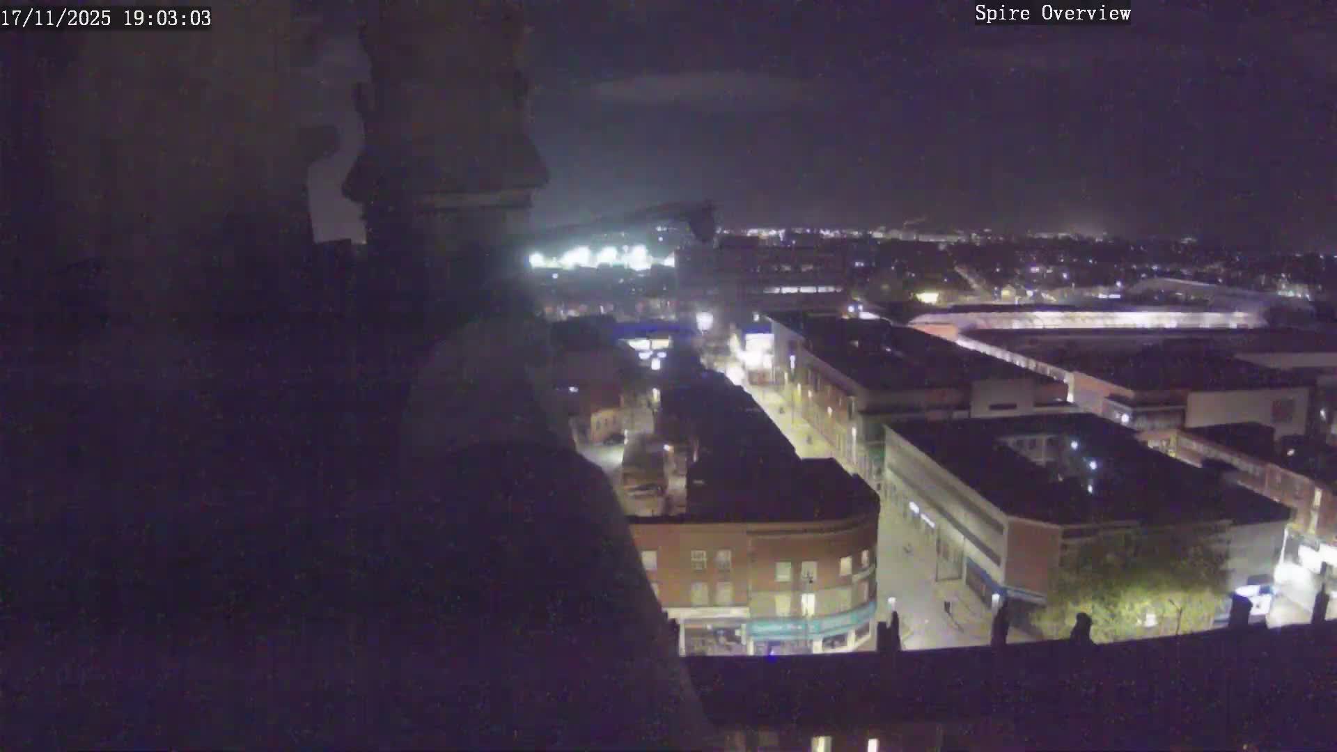 Wakefield City Skyline & Peregrine Life Project Live Cam - Wakefield, West Yorkshire, Yorkshire and the Humber, England, United Kingdom