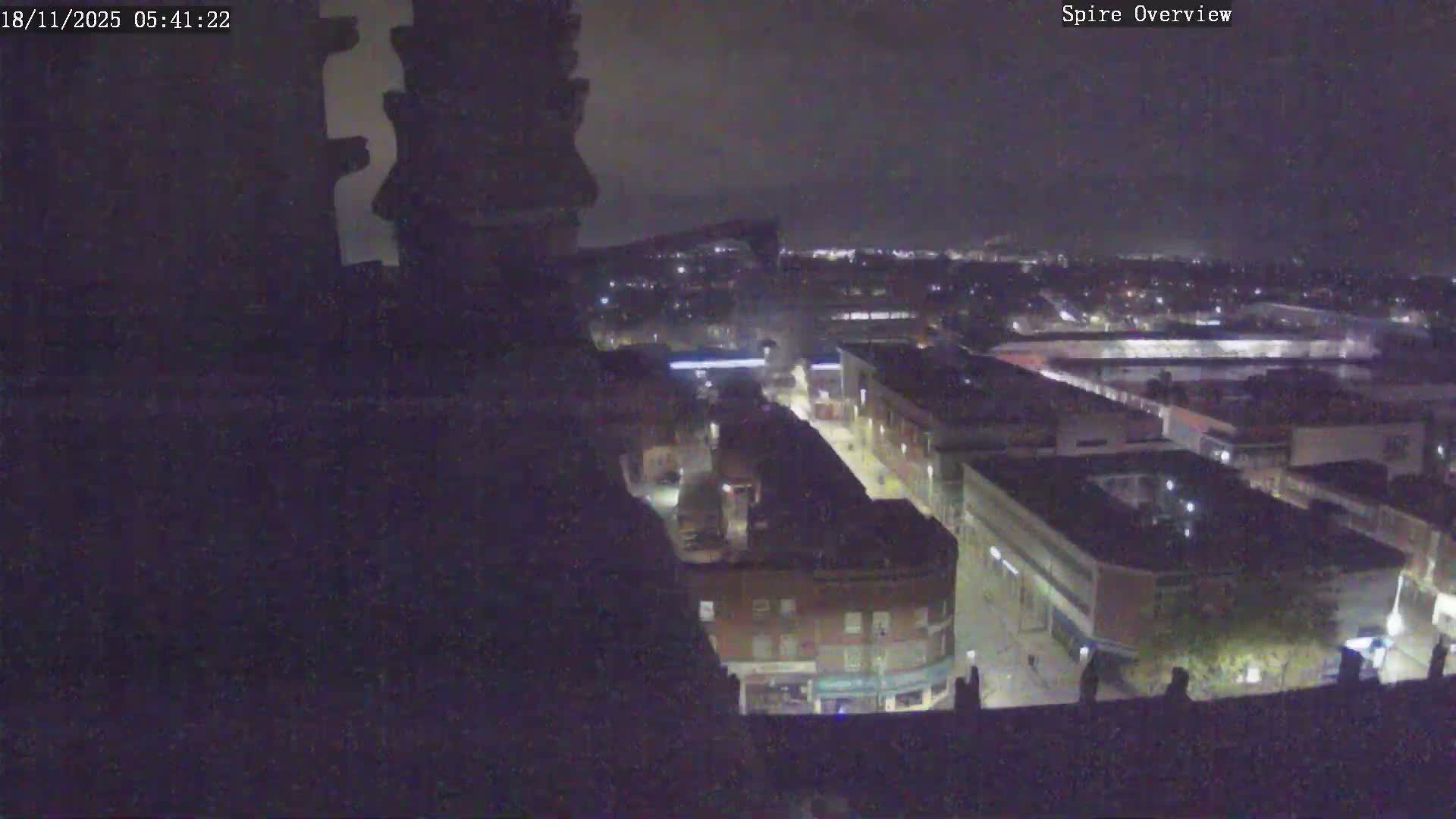 Wakefield City Skyline & Peregrine Life Project Live Cam - Wakefield, West Yorkshire, Yorkshire and the Humber, England, United Kingdom
