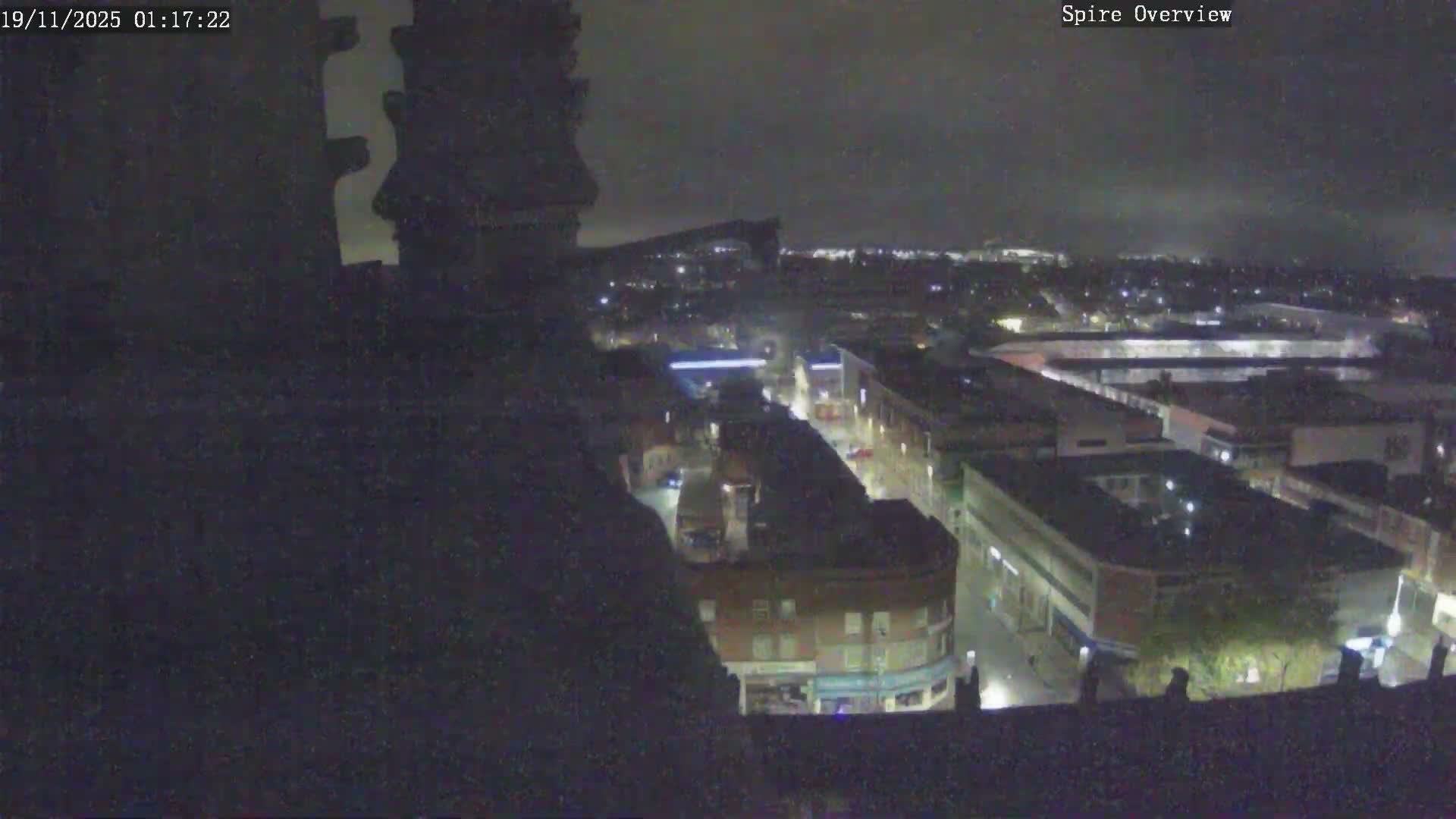 Wakefield City Skyline & Peregrine Life Project Live Cam - Wakefield, West Yorkshire, Yorkshire and the Humber, England, United Kingdom