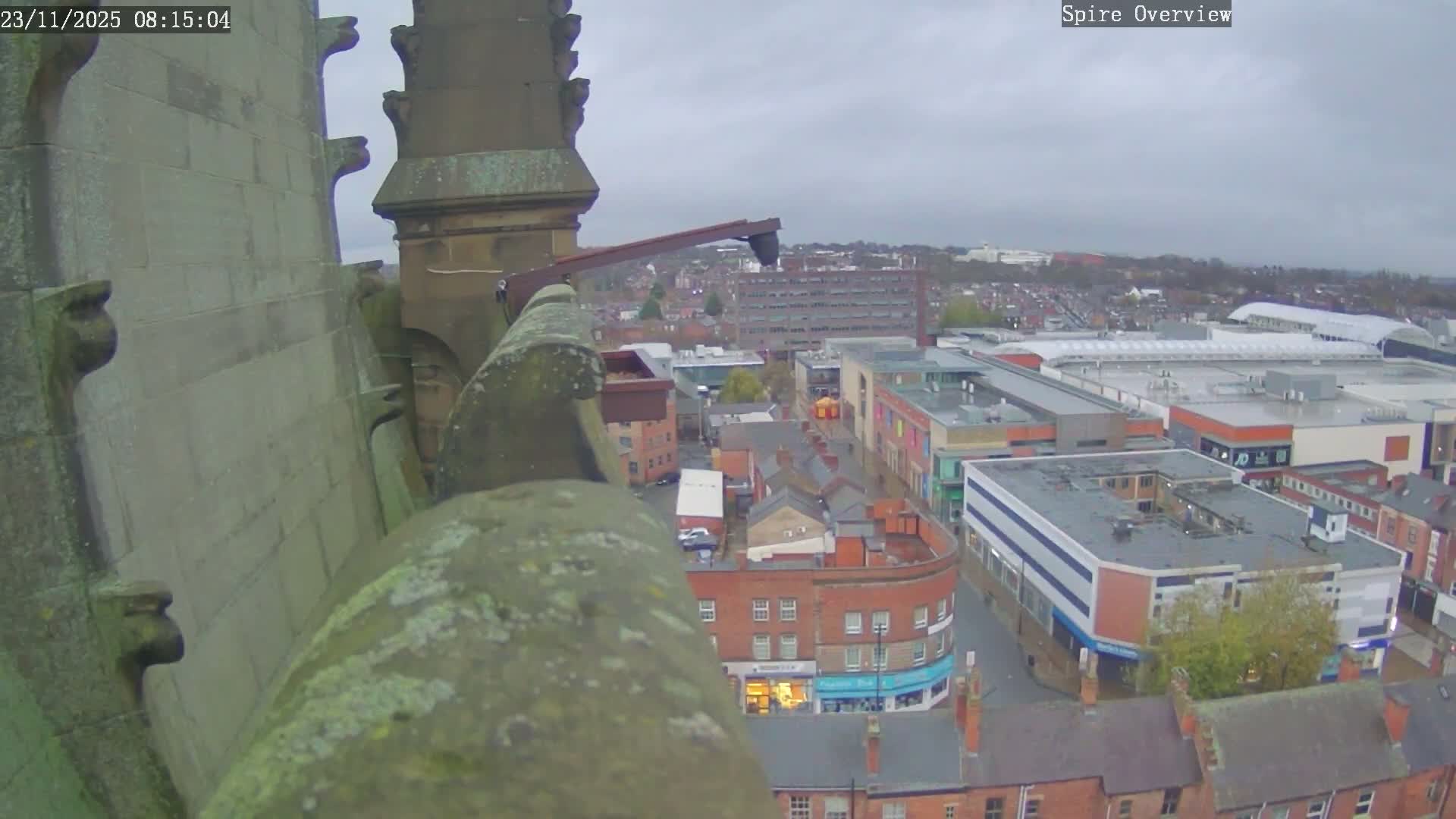 Wakefield City Skyline & Peregrine Life Project Live Cam - Wakefield, West Yorkshire, Yorkshire and the Humber, England, United Kingdom