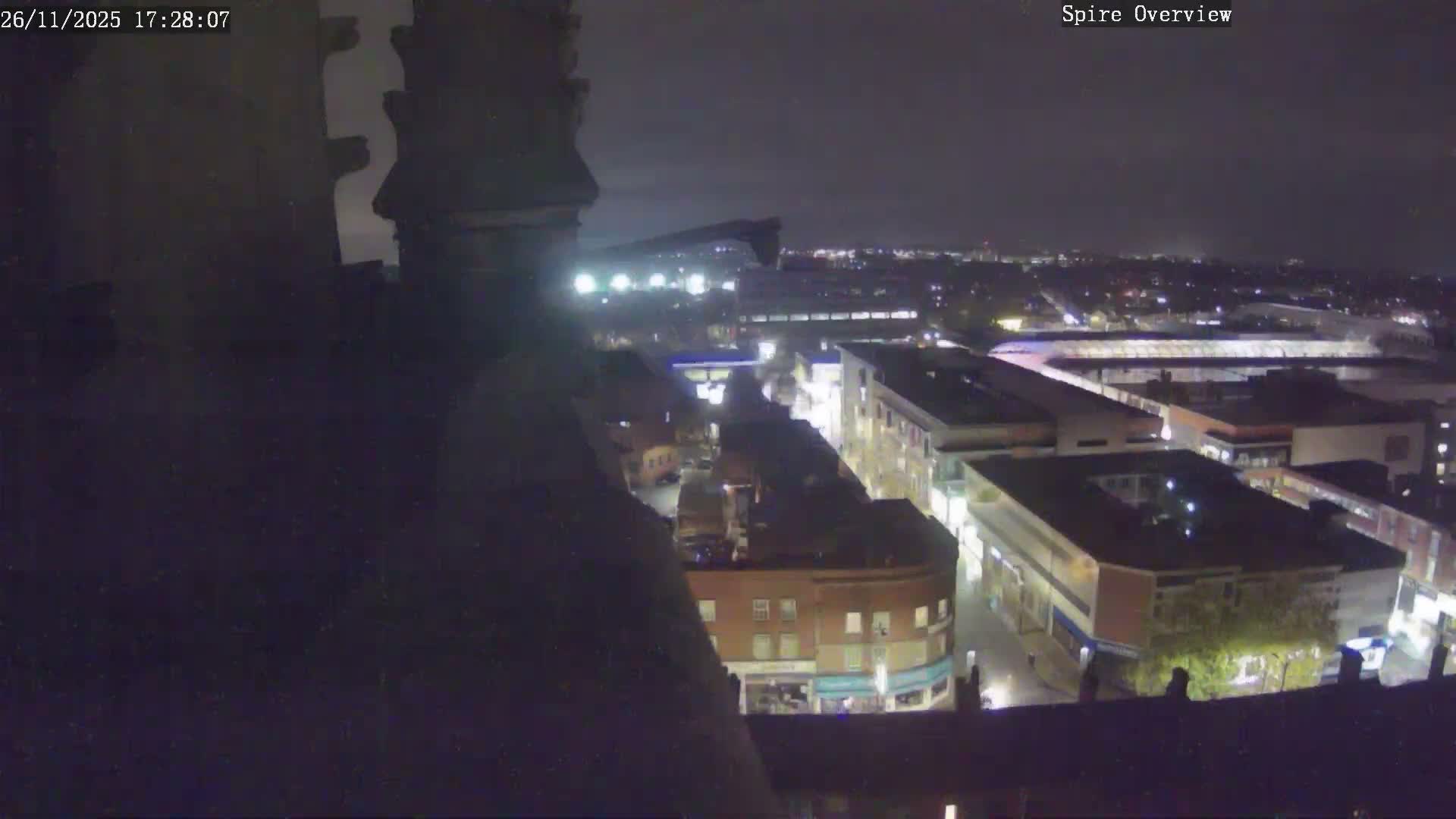 Wakefield City Skyline & Peregrine Life Project Live Cam - Wakefield, West Yorkshire, Yorkshire and the Humber, England, United Kingdom
