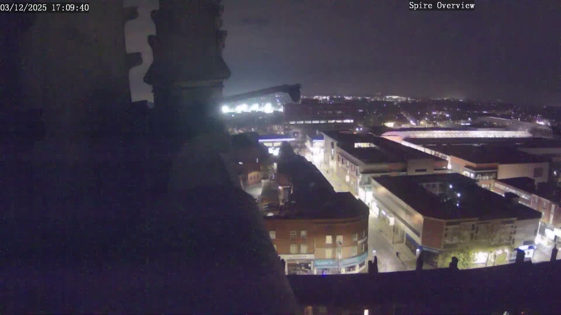 Wakefield City Skyline & Peregrine Life Project Live Cam - Wakefield, West Yorkshire, Yorkshire and the Humber, England, United Kingdom