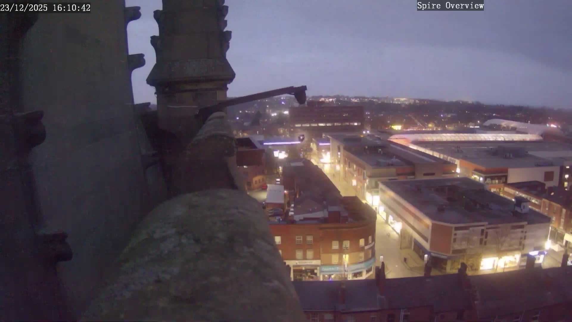 Wakefield City Skyline & Peregrine Life Project Live Cam - Wakefield, West Yorkshire, Yorkshire and the Humber, England, United Kingdom