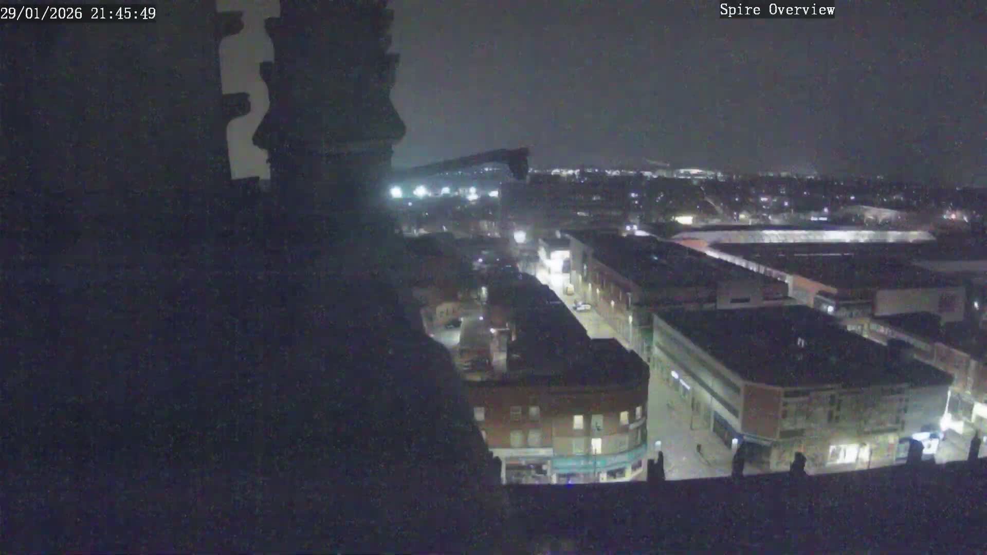 Wakefield City Skyline & Peregrine Life Project Live Cam - Wakefield, West Yorkshire, Yorkshire and the Humber, England, United Kingdom
