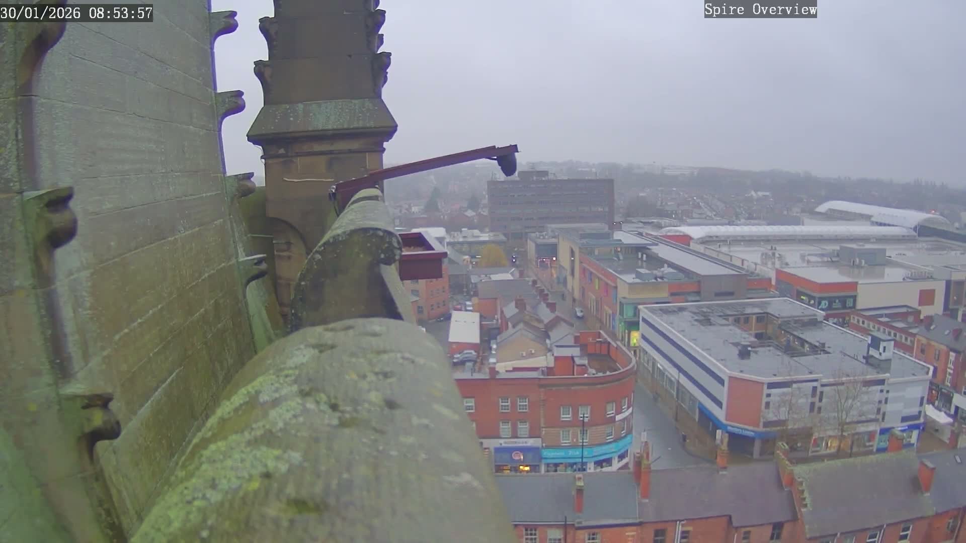 Wakefield City Skyline & Peregrine Life Project Live Cam - Wakefield, West Yorkshire, Yorkshire and the Humber, England, United Kingdom
