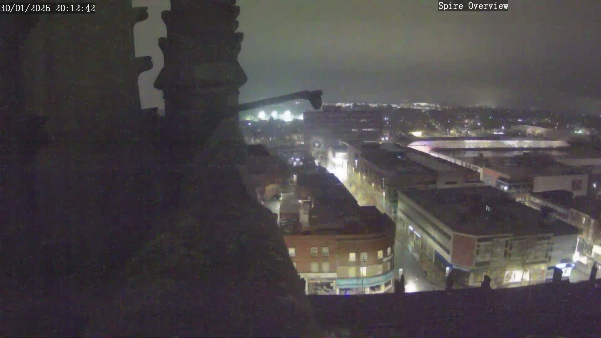 Wakefield City Skyline & Peregrine Life Project Live Cam - Wakefield, West Yorkshire, Yorkshire and the Humber, England, United Kingdom