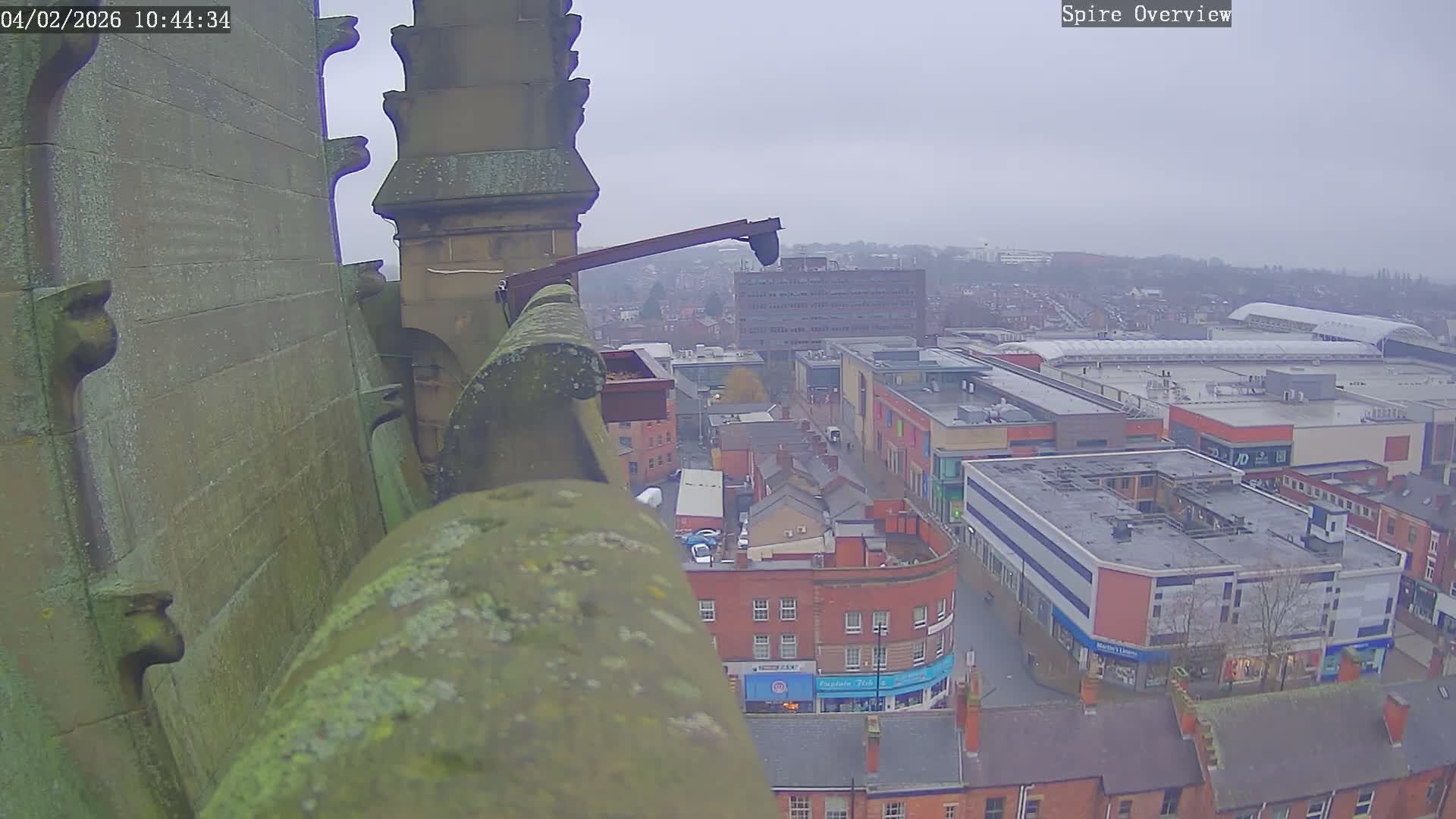 Wakefield City Skyline & Peregrine Life Project Live Cam - Wakefield, West Yorkshire, Yorkshire and the Humber, England, United Kingdom