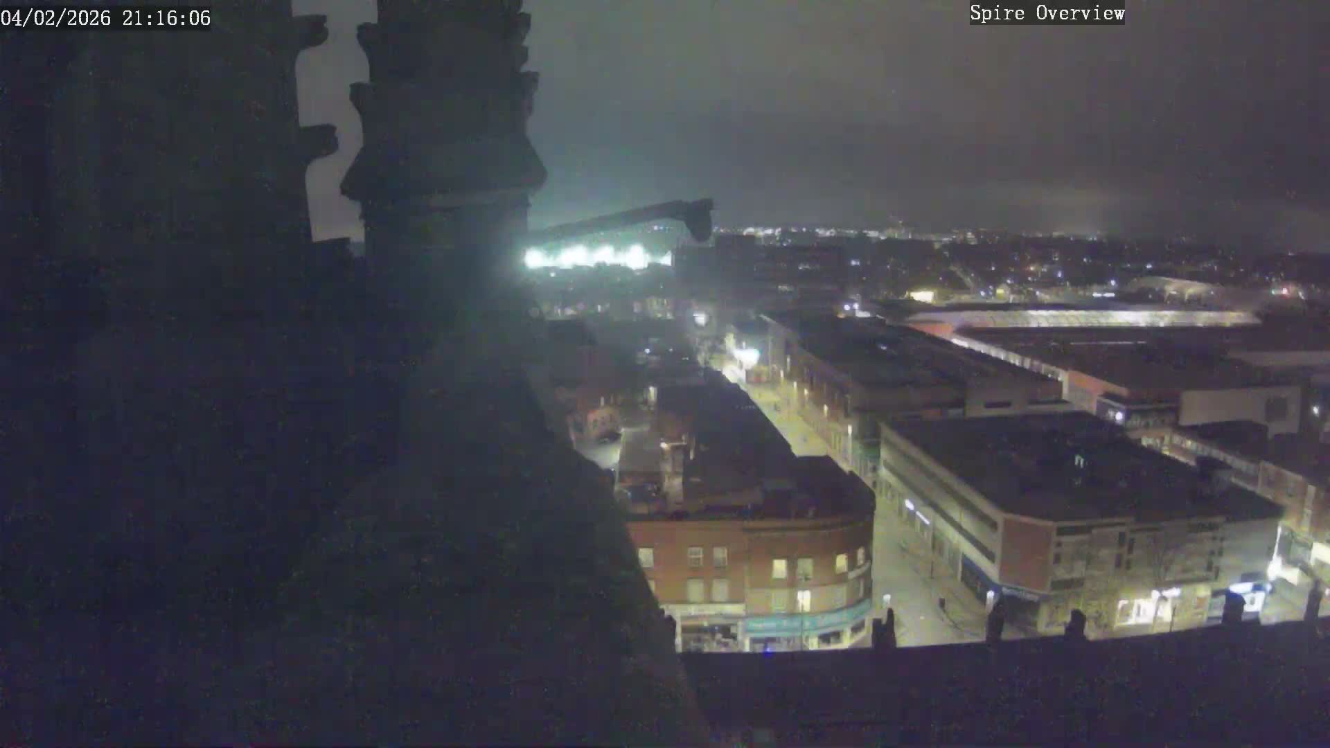 Wakefield City Skyline & Peregrine Life Project Live Cam - Wakefield, West Yorkshire, Yorkshire and the Humber, England, United Kingdom