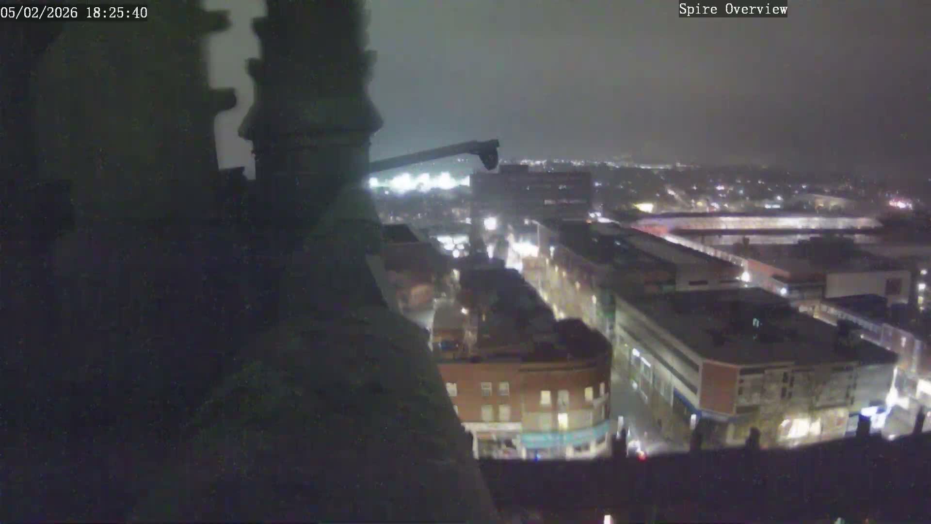 Wakefield City Skyline & Peregrine Life Project Live Cam - Wakefield, West Yorkshire, Yorkshire and the Humber, England, United Kingdom
