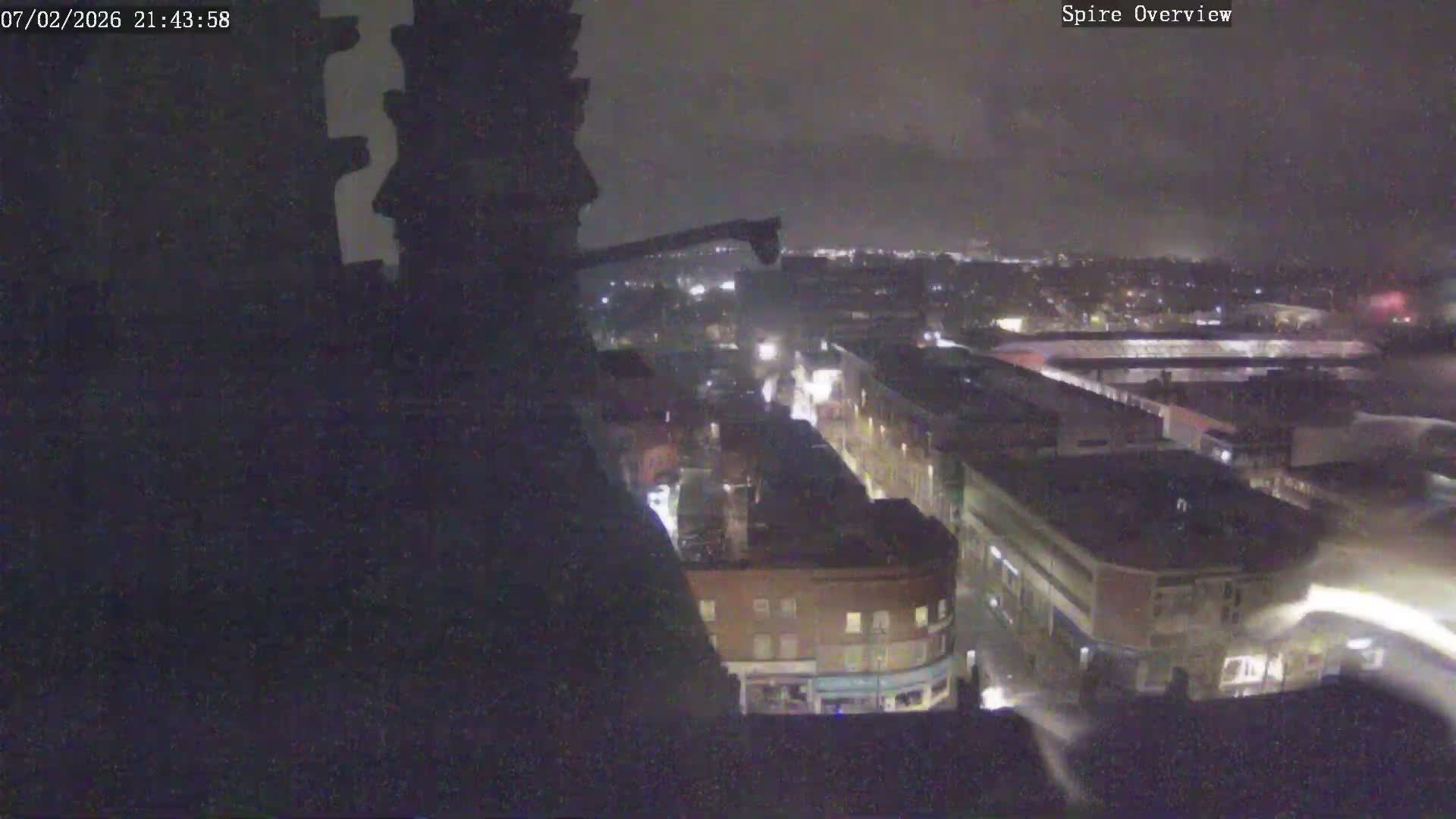 Wakefield City Skyline & Peregrine Life Project Live Cam - Wakefield, West Yorkshire, Yorkshire and the Humber, England, United Kingdom