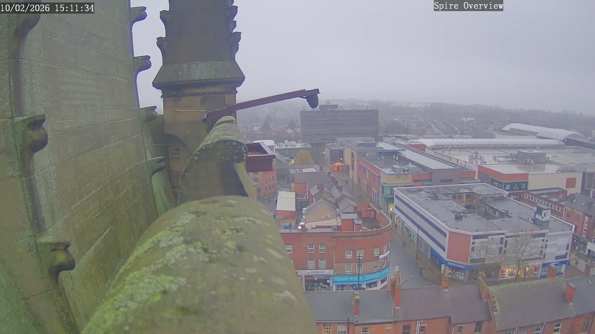 Wakefield City Skyline & Peregrine Life Project Live Cam - Wakefield, West Yorkshire, Yorkshire and the Humber, England, United Kingdom