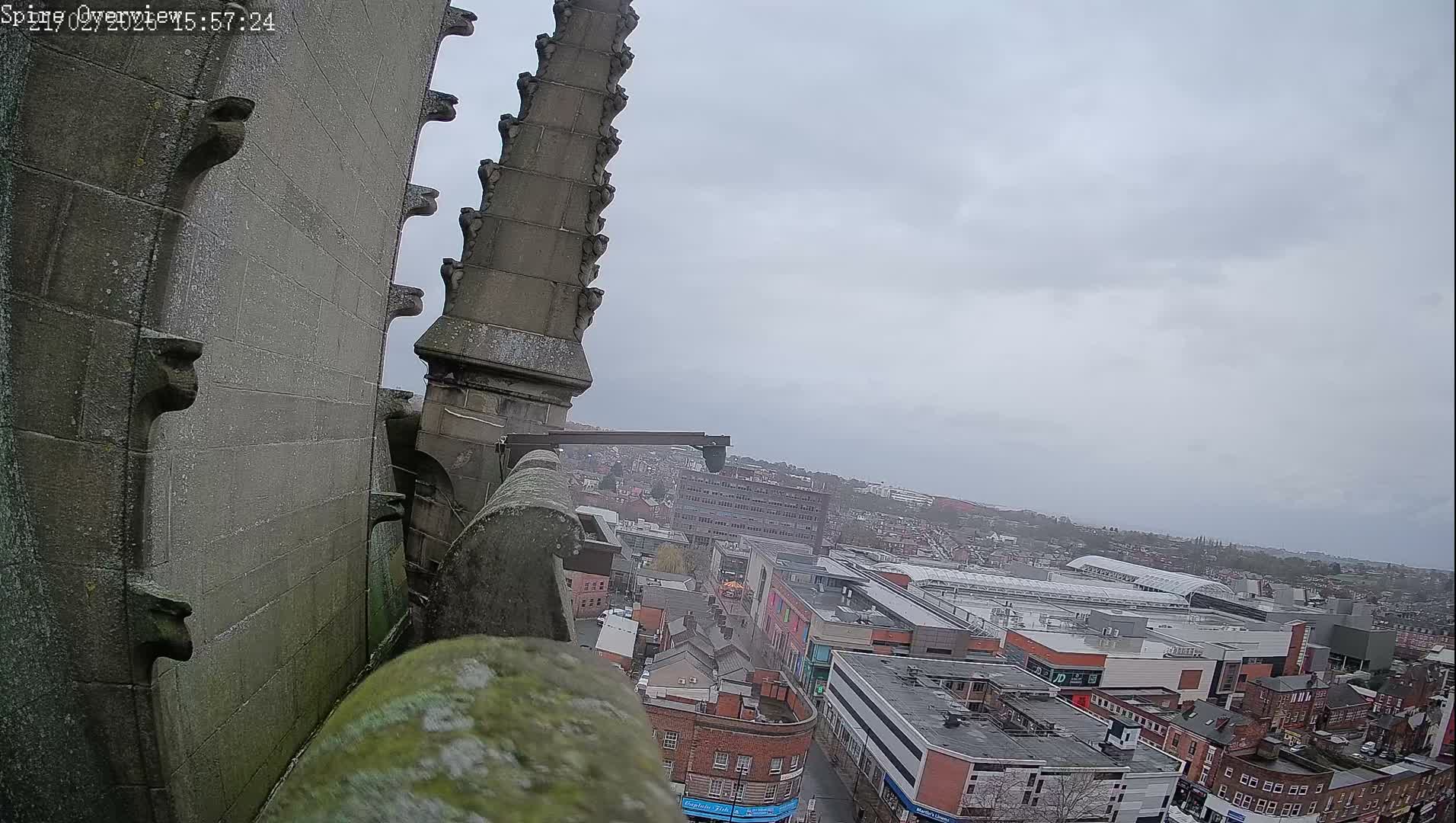 Wakefield City Skyline & Peregrine Life Project Live Cam - Wakefield, West Yorkshire, Yorkshire and the Humber, England, United Kingdom