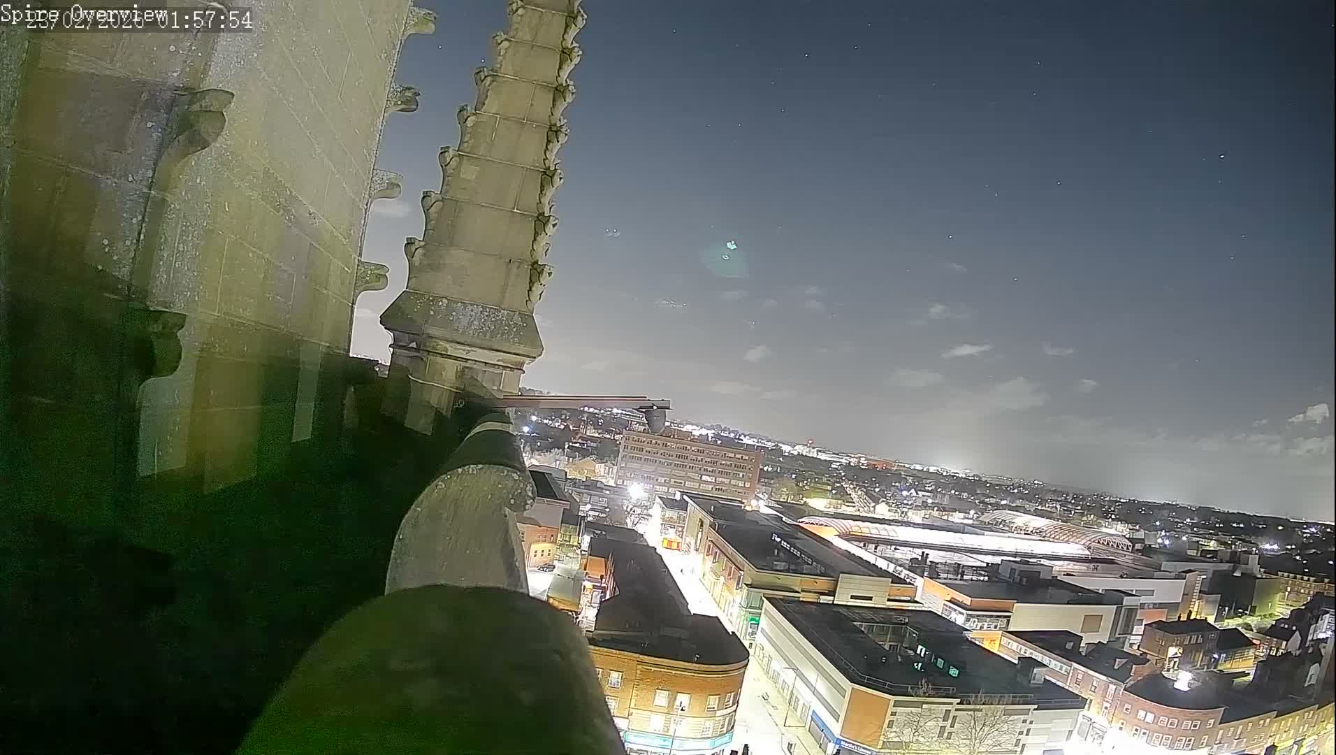 Wakefield City Skyline & Peregrine Life Project Live Cam - Wakefield, West Yorkshire, Yorkshire and the Humber, England, United Kingdom