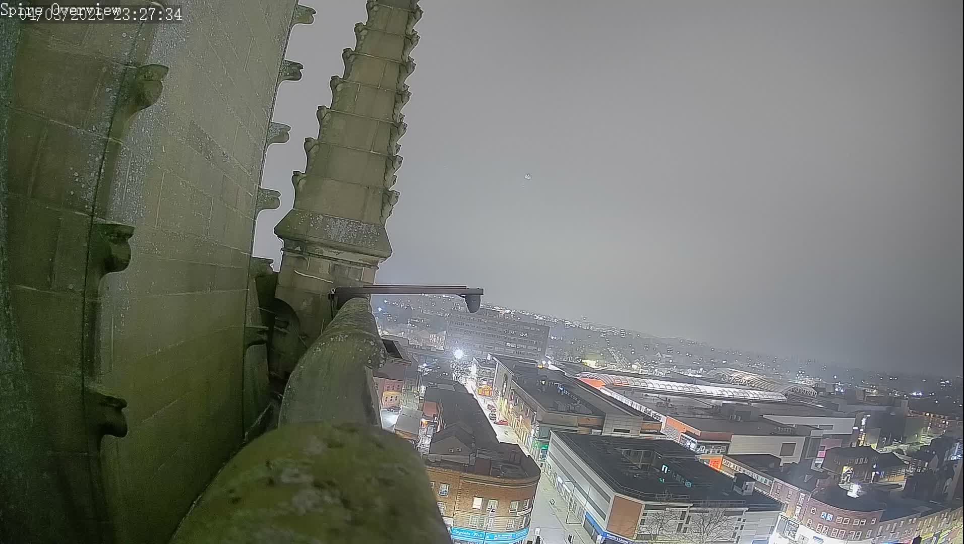 Wakefield City Skyline & Peregrine Life Project Live Cam - Wakefield, West Yorkshire, Yorkshire and the Humber, England, United Kingdom