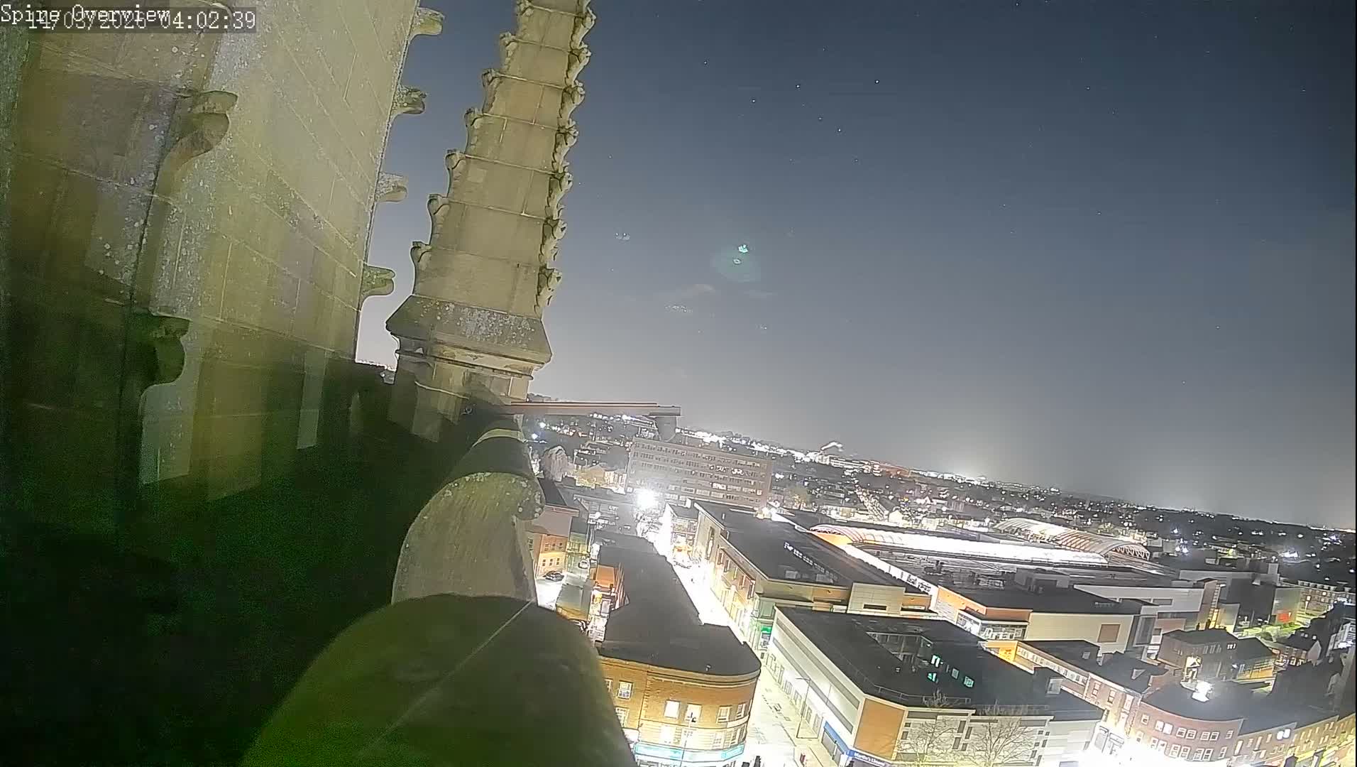 Wakefield City Skyline & Peregrine Life Project Live Cam - Wakefield, West Yorkshire, Yorkshire and the Humber, England, United Kingdom