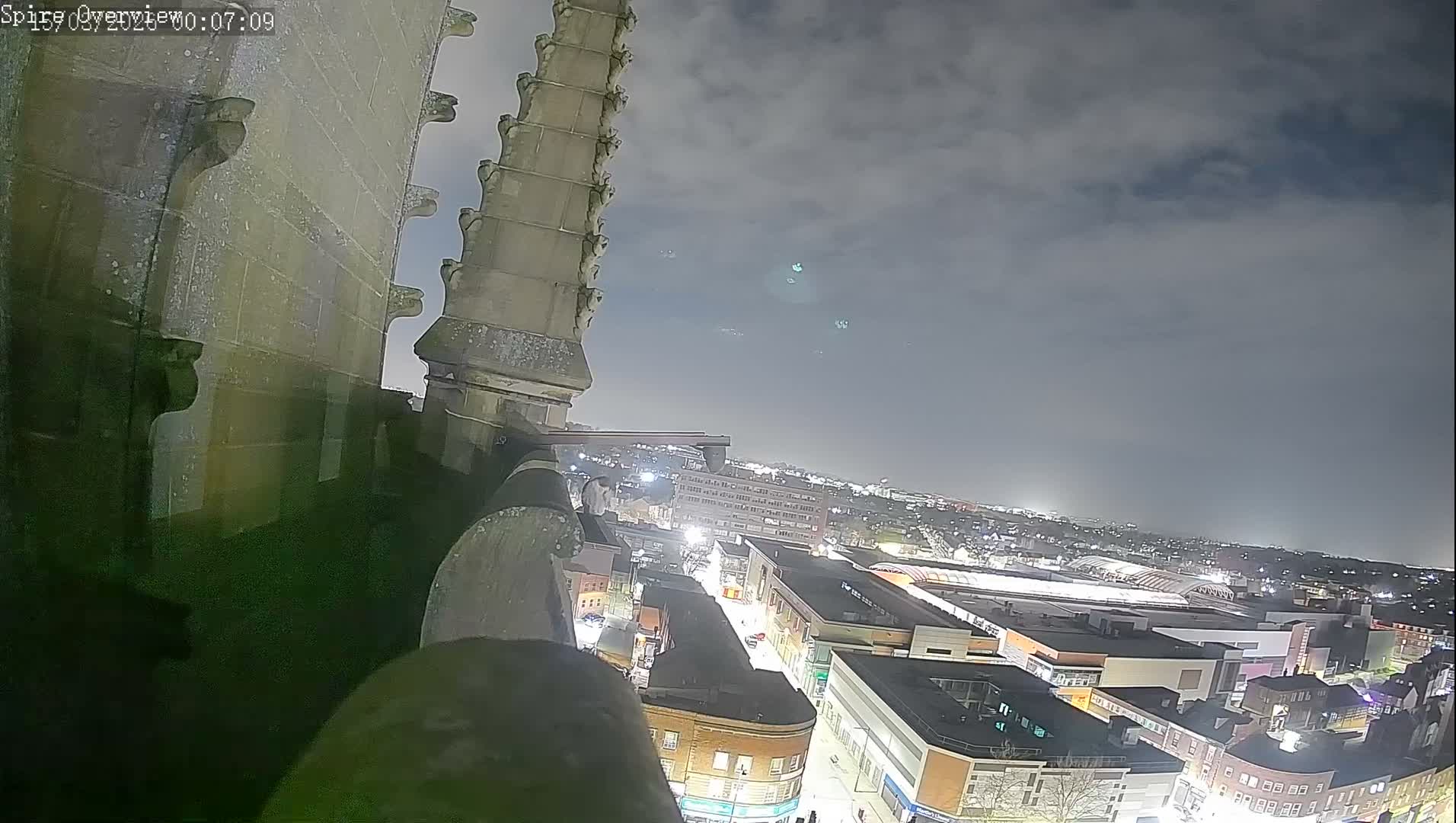 Wakefield City Skyline & Peregrine Life Project Live Cam - Wakefield, West Yorkshire, Yorkshire and the Humber, England, United Kingdom