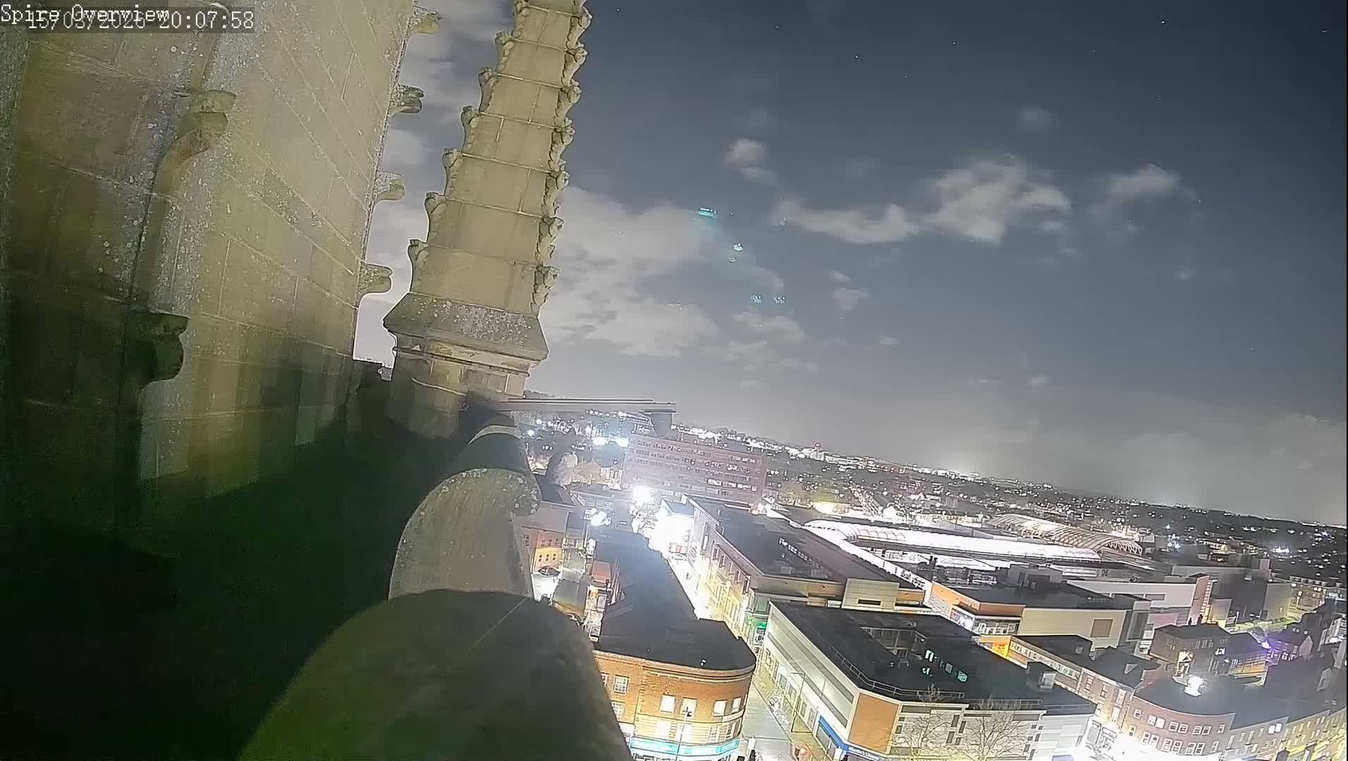 Wakefield City Skyline & Peregrine Life Project Live Cam - Wakefield, West Yorkshire, Yorkshire and the Humber, England, United Kingdom