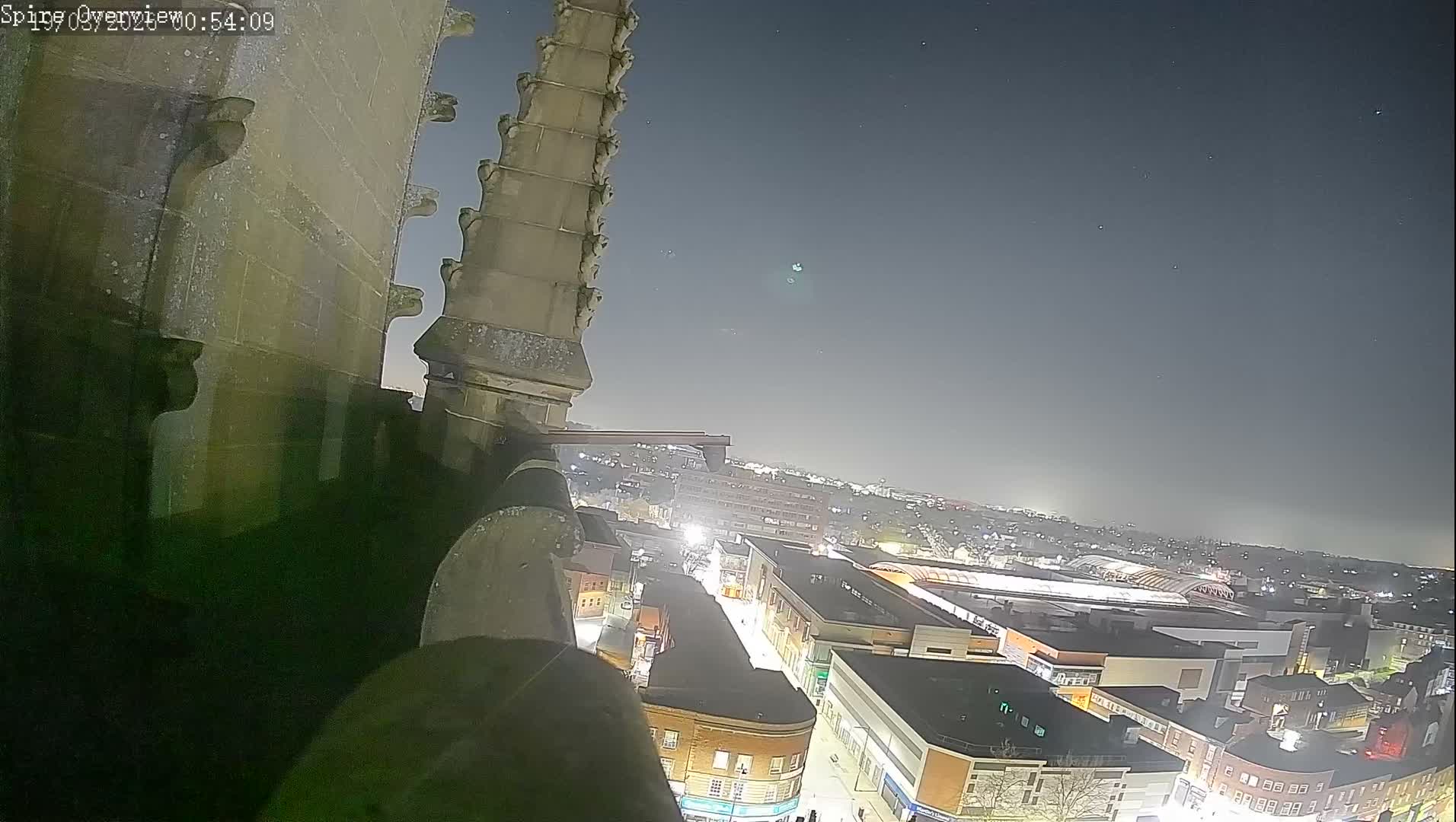 Wakefield City Skyline & Peregrine Life Project Live Cam - Wakefield, West Yorkshire, Yorkshire and the Humber, England, United Kingdom