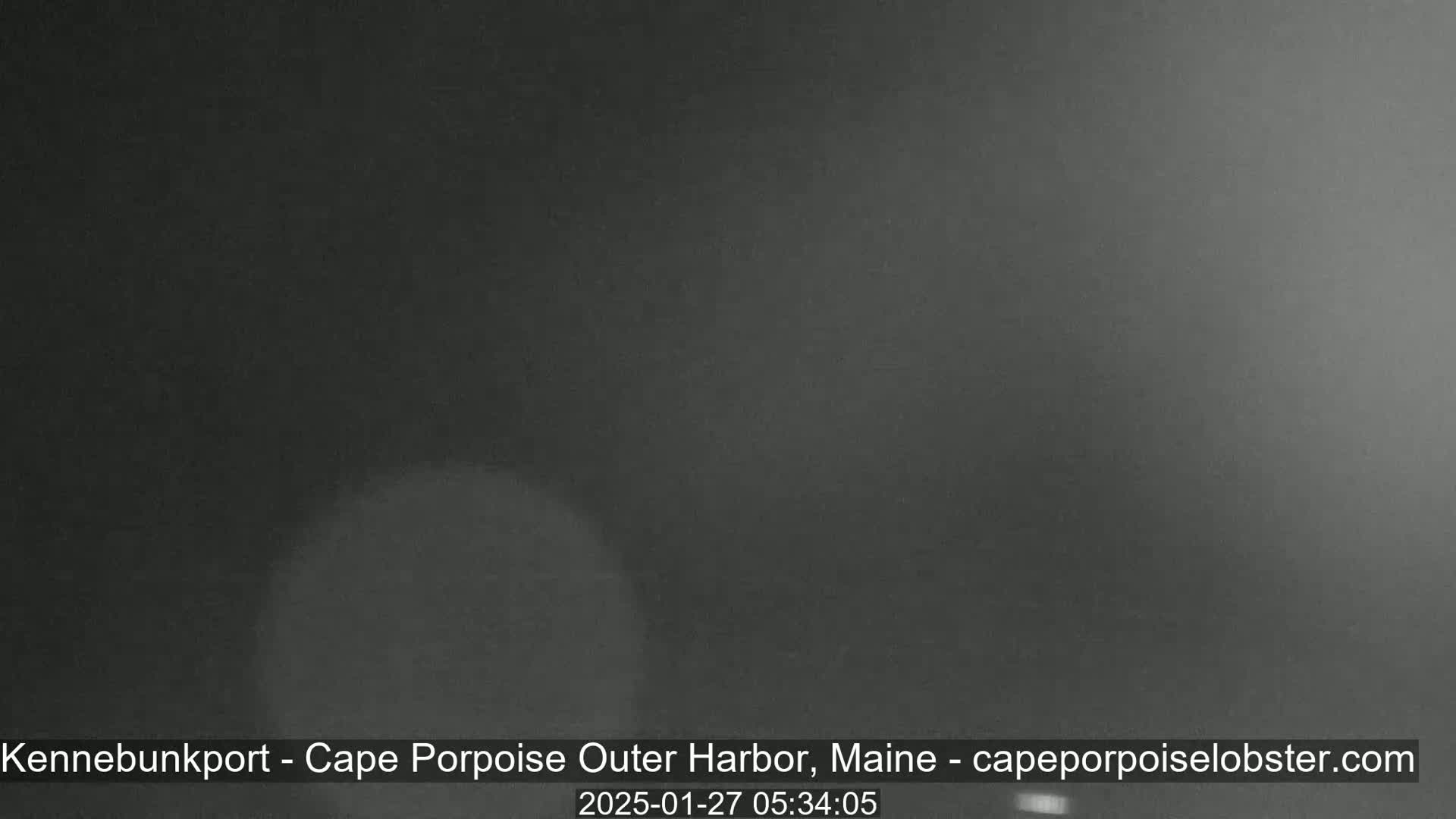 A dark, blurry image shows a mostly featureless night scene, possibly outdoors.