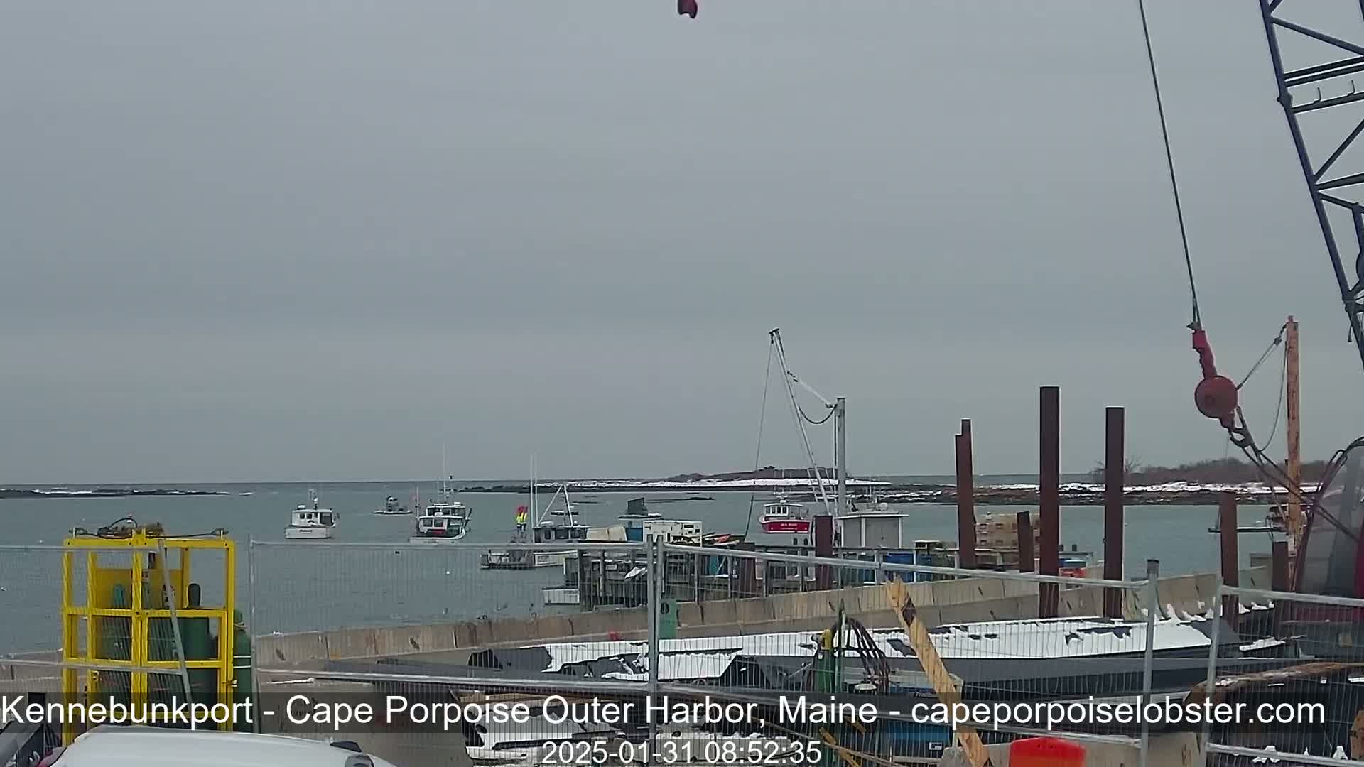 Cape Porpoise, Outer Harbor Live Cam - Kennebunkport, Maine, USA
