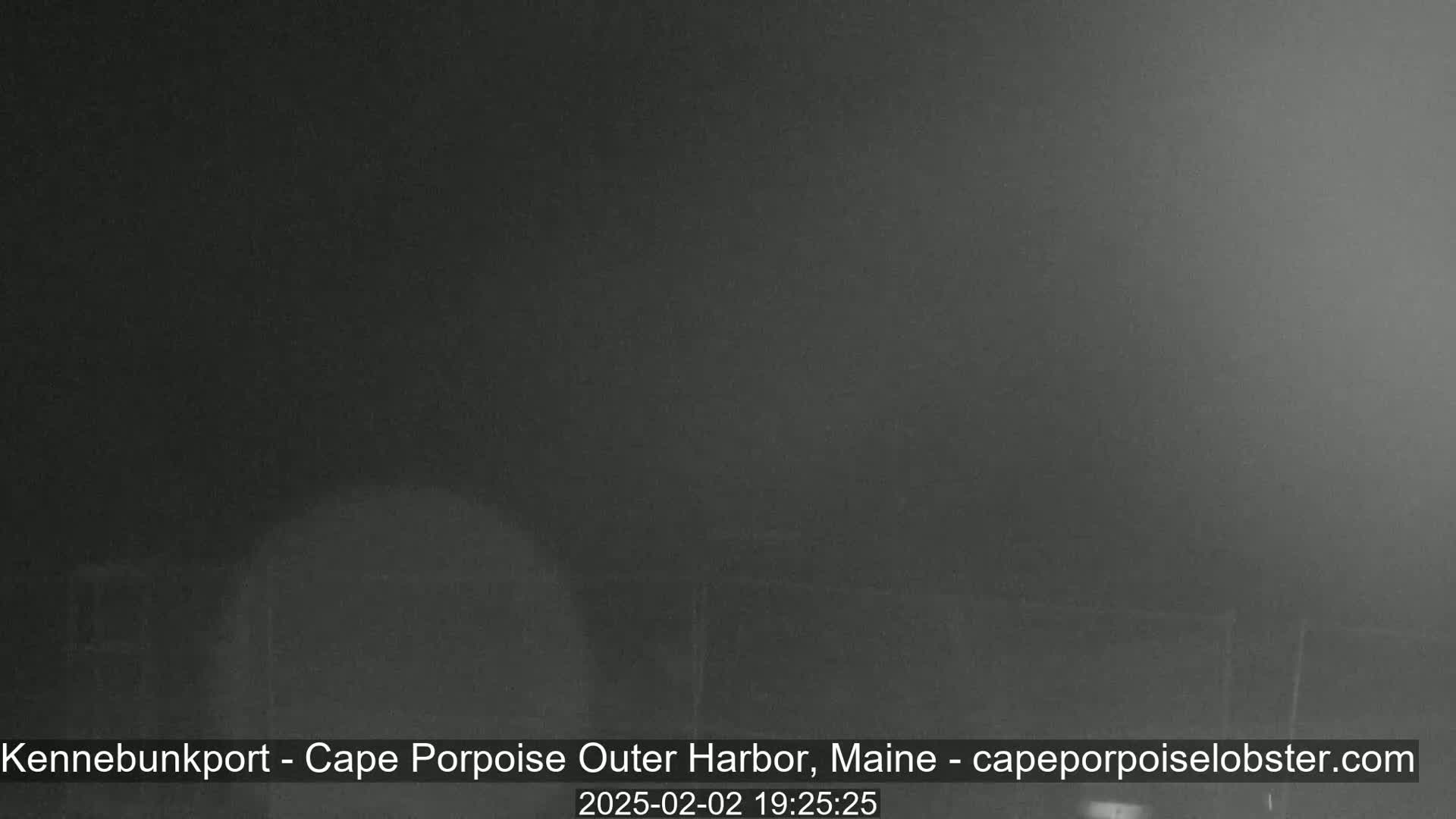 A dark, blurry image shows an overcast night scene.