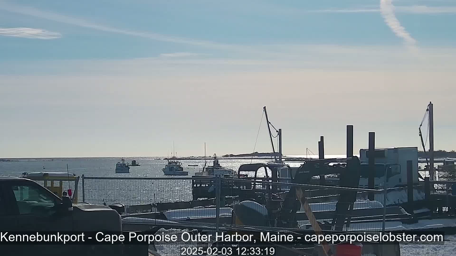 Cape Porpoise, Outer Harbor Live Cam - Kennebunkport, Maine, USA
