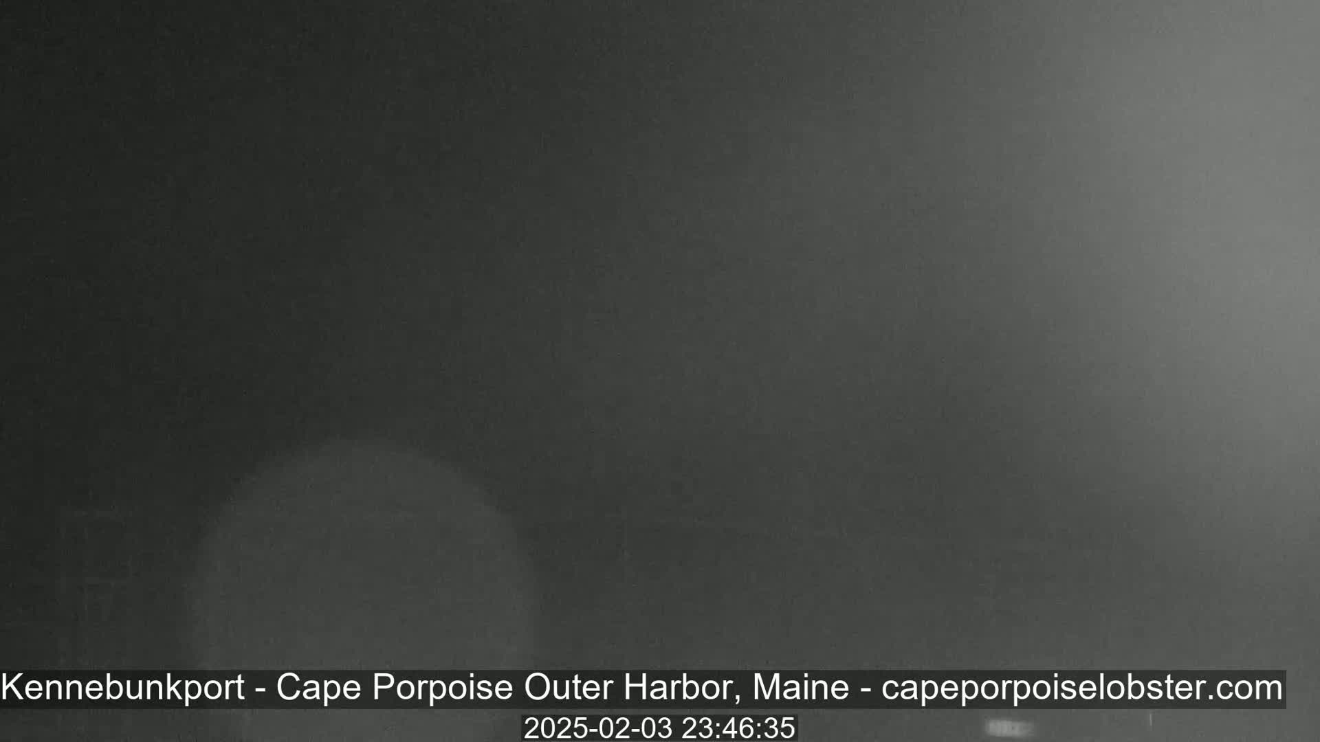 A dark, blurry nighttime image shows a hazy, indistinct scene.