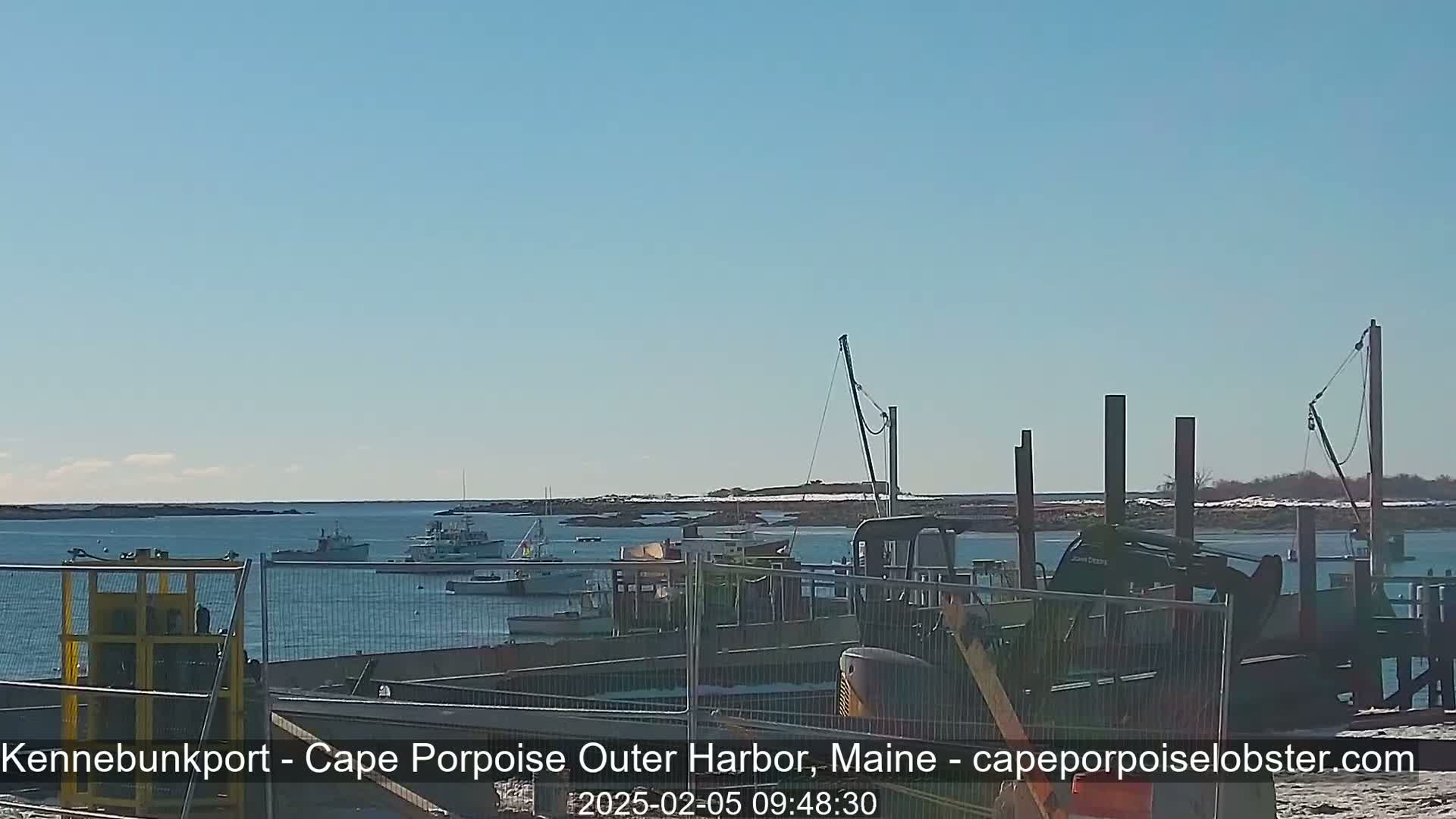 Cape Porpoise, Outer Harbor Live Cam - Kennebunkport, Maine, USA