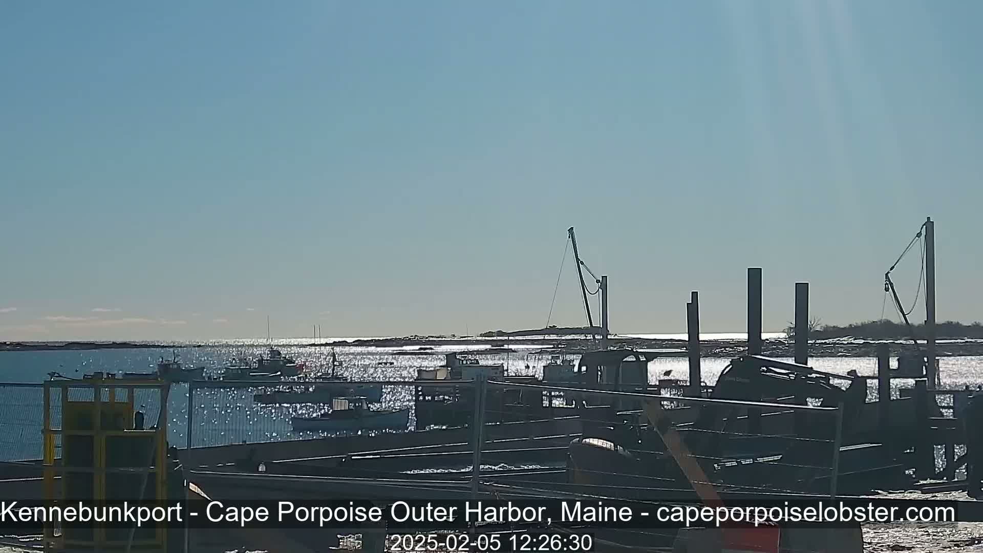 Cape Porpoise, Outer Harbor Live Cam - Kennebunkport, Maine, USA