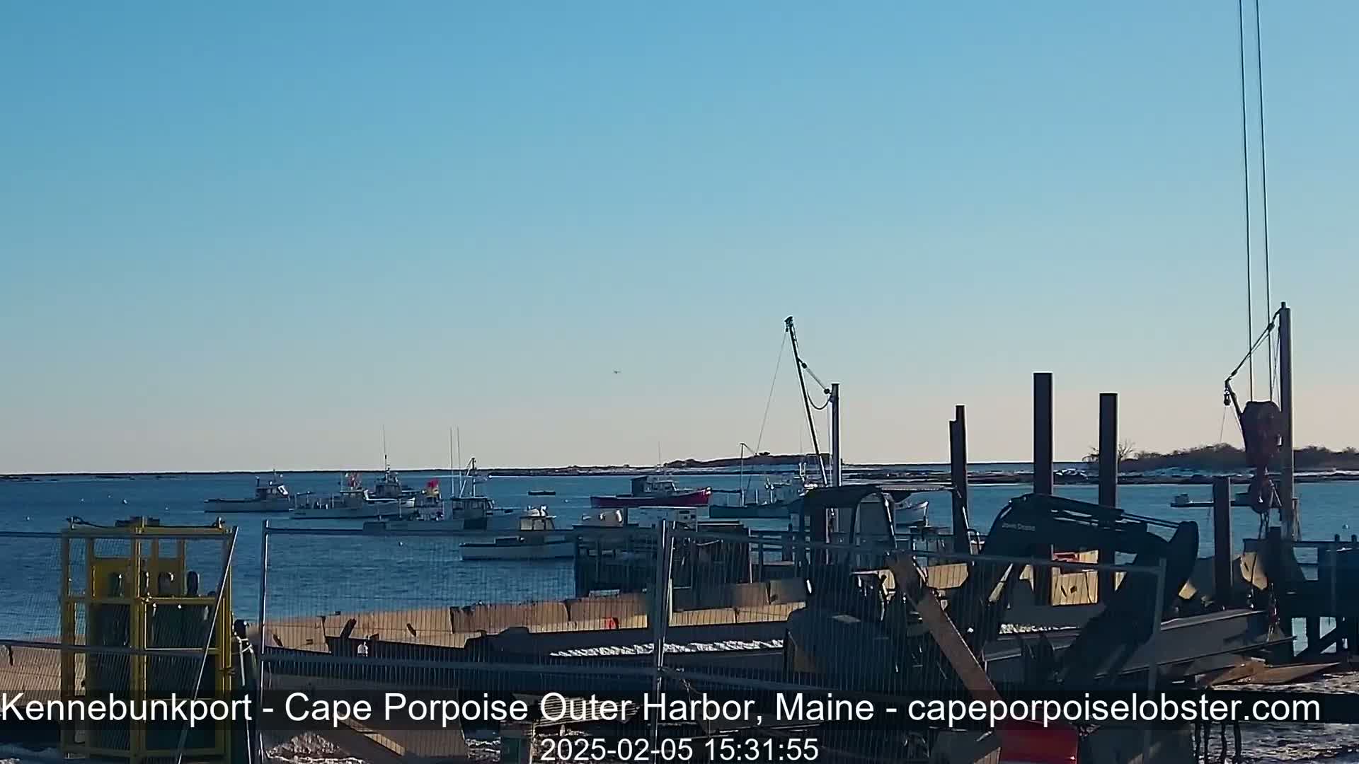 Cape Porpoise, Outer Harbor Live Cam - Kennebunkport, Maine, USA