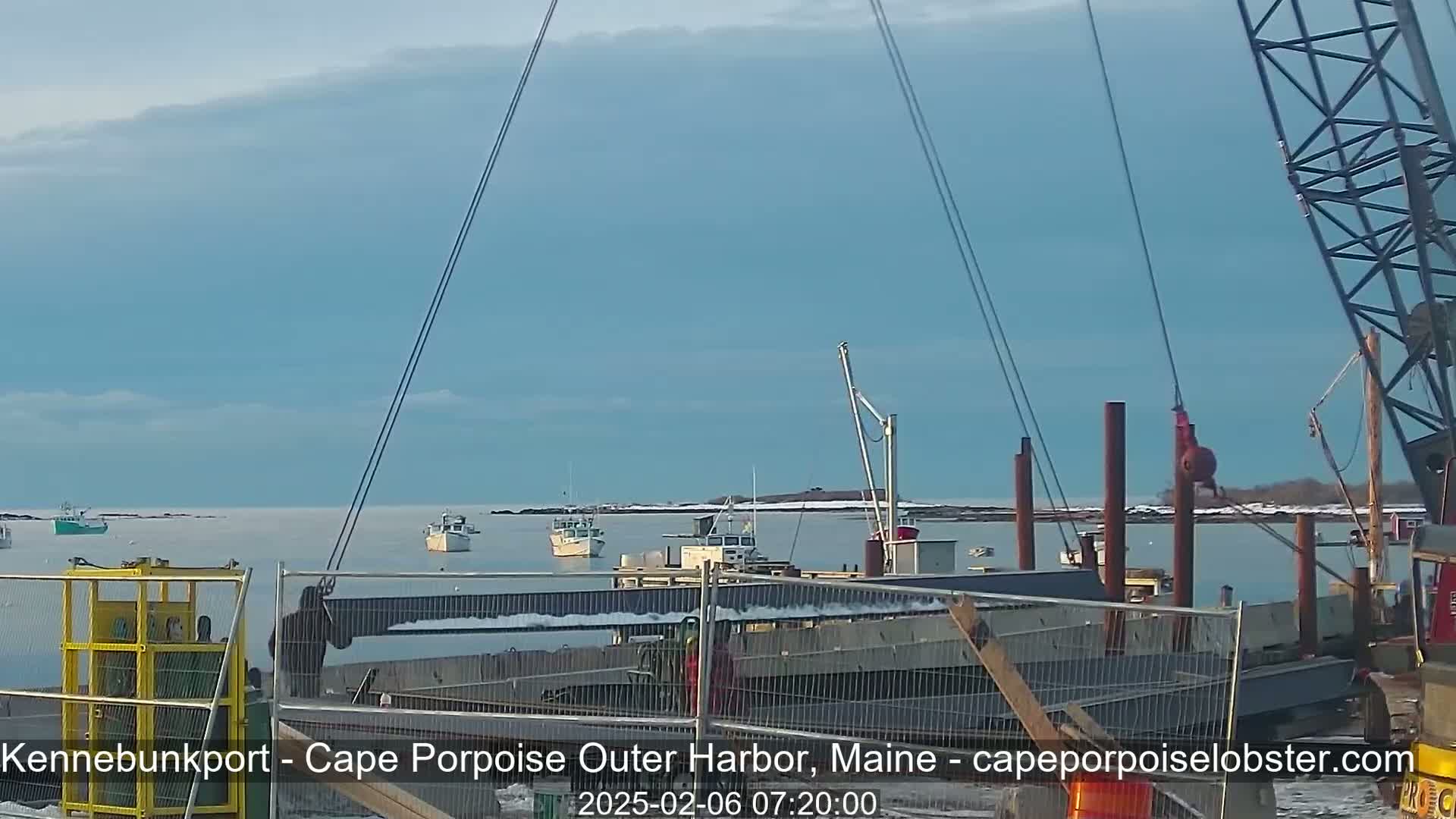 Cape Porpoise, Outer Harbor Live Cam - Kennebunkport, Maine, USA