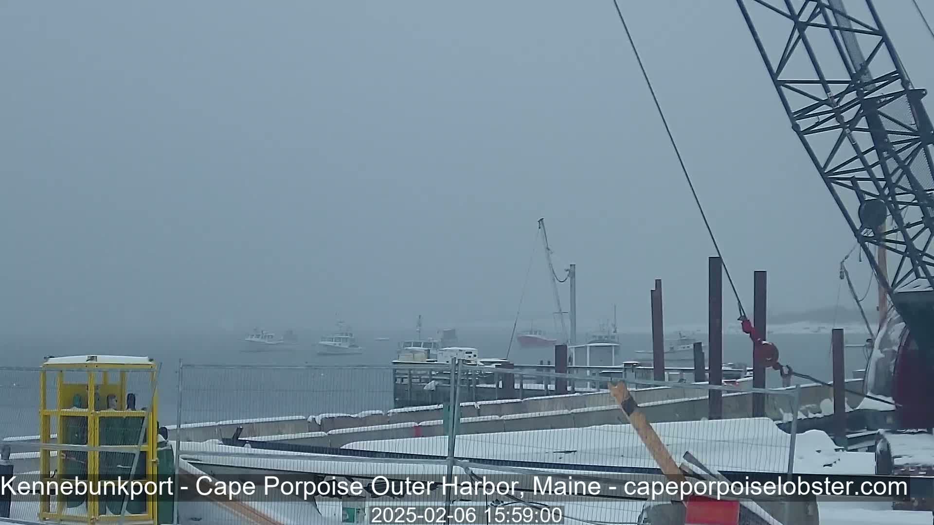 Cape Porpoise, Outer Harbor Live Cam - Kennebunkport, Maine, USA