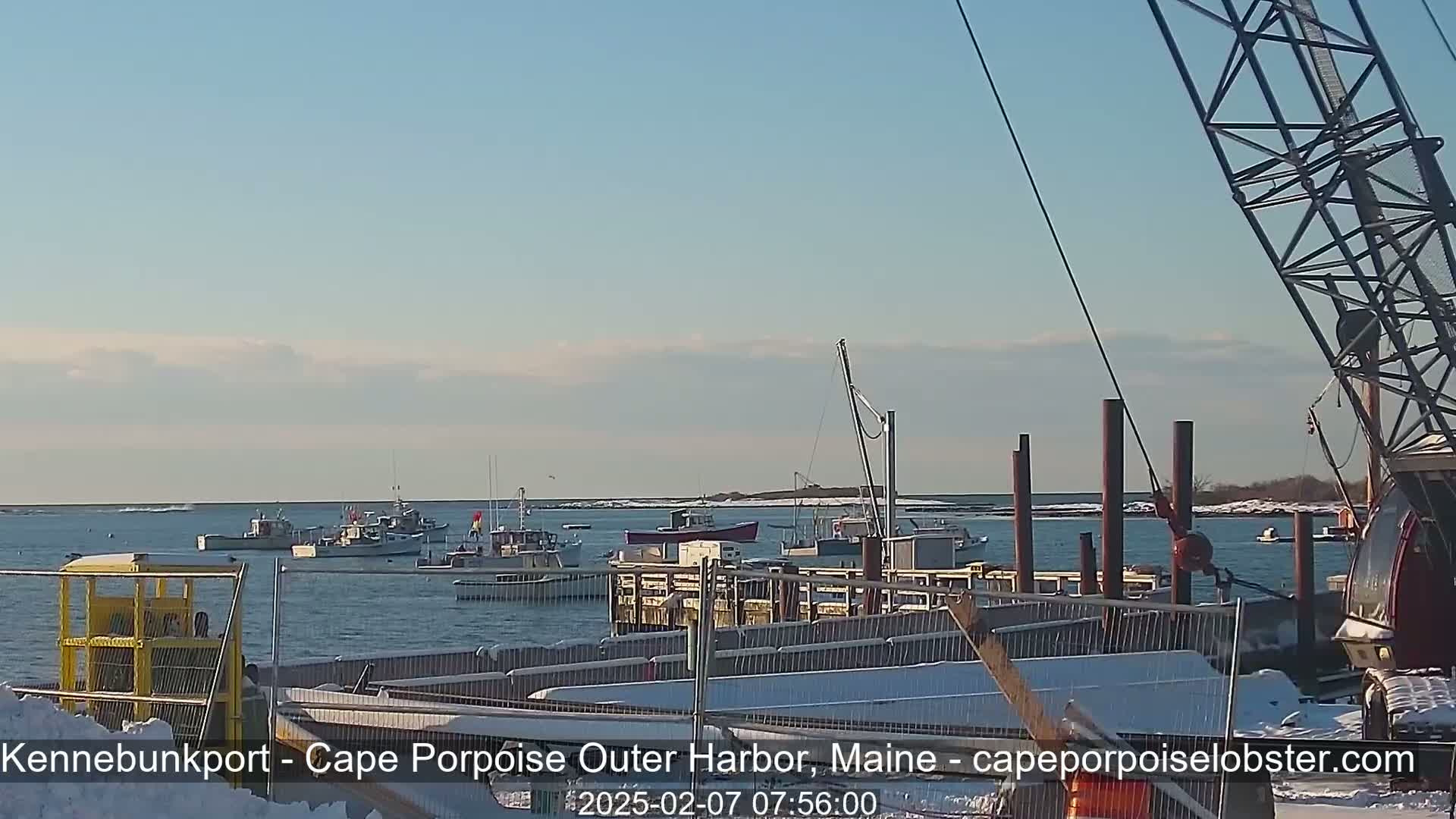 Cape Porpoise, Outer Harbor Live Cam - Kennebunkport, Maine, USA