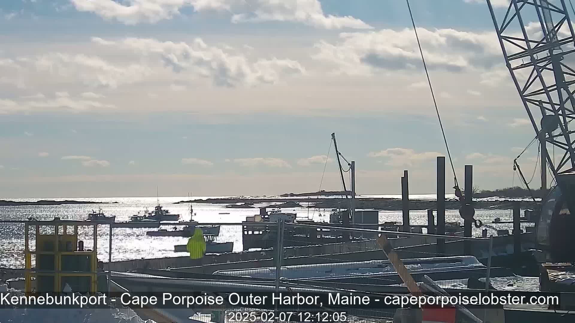 Cape Porpoise, Outer Harbor Live Cam - Kennebunkport, Maine, USA