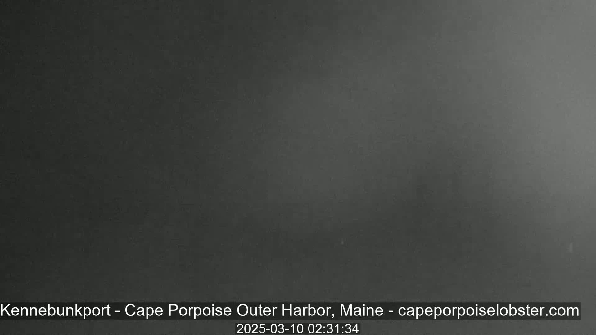 A dark gray, possibly nighttime image shows a mostly uniform surface.