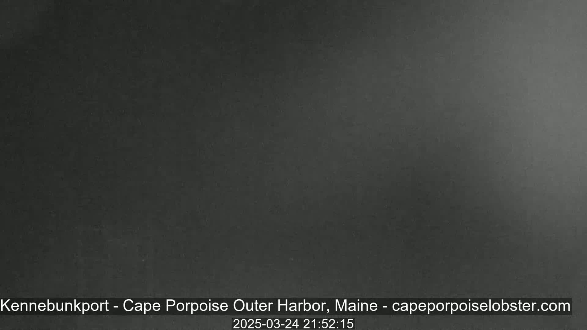 The image shows a dark, uniformly colored area, possibly nighttime or a very dark, overcast day.
