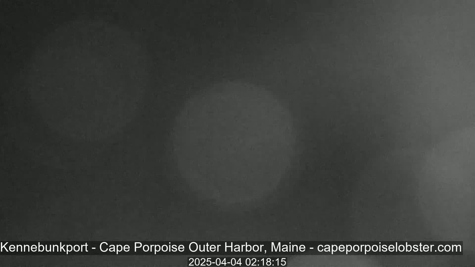 A dark, blurry image shows a mostly featureless night scene.