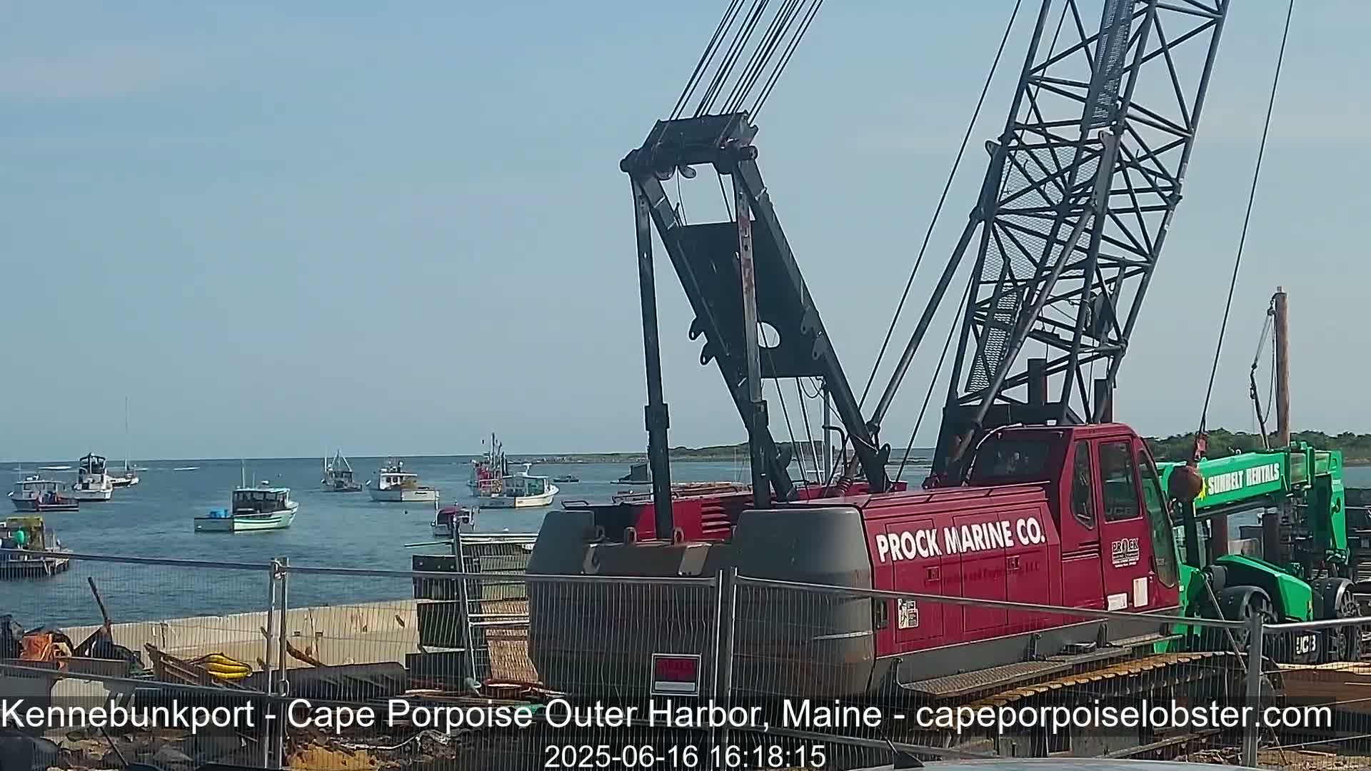 Cape Porpoise, Outer Harbor Live Cam - Kennebunkport, Maine, USA