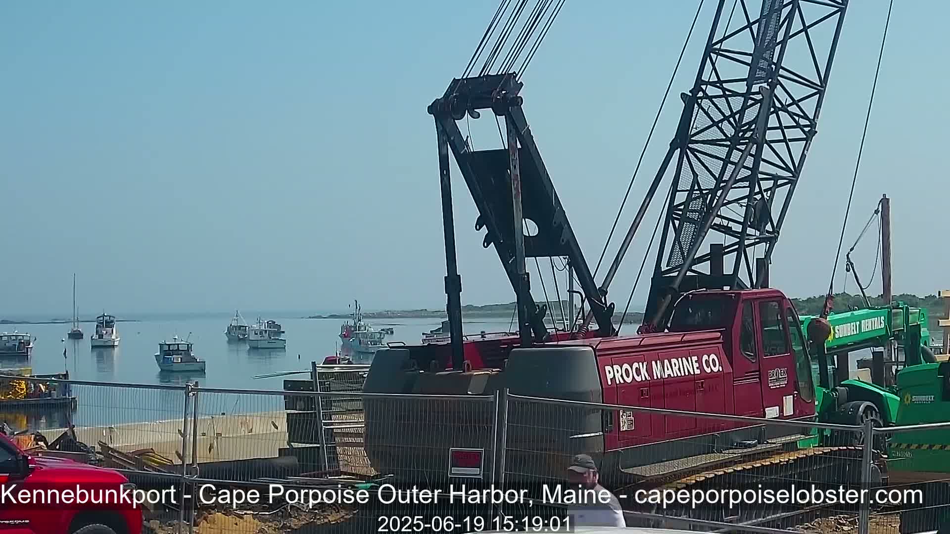 Cape Porpoise, Outer Harbor Live Cam - Kennebunkport, Maine, USA