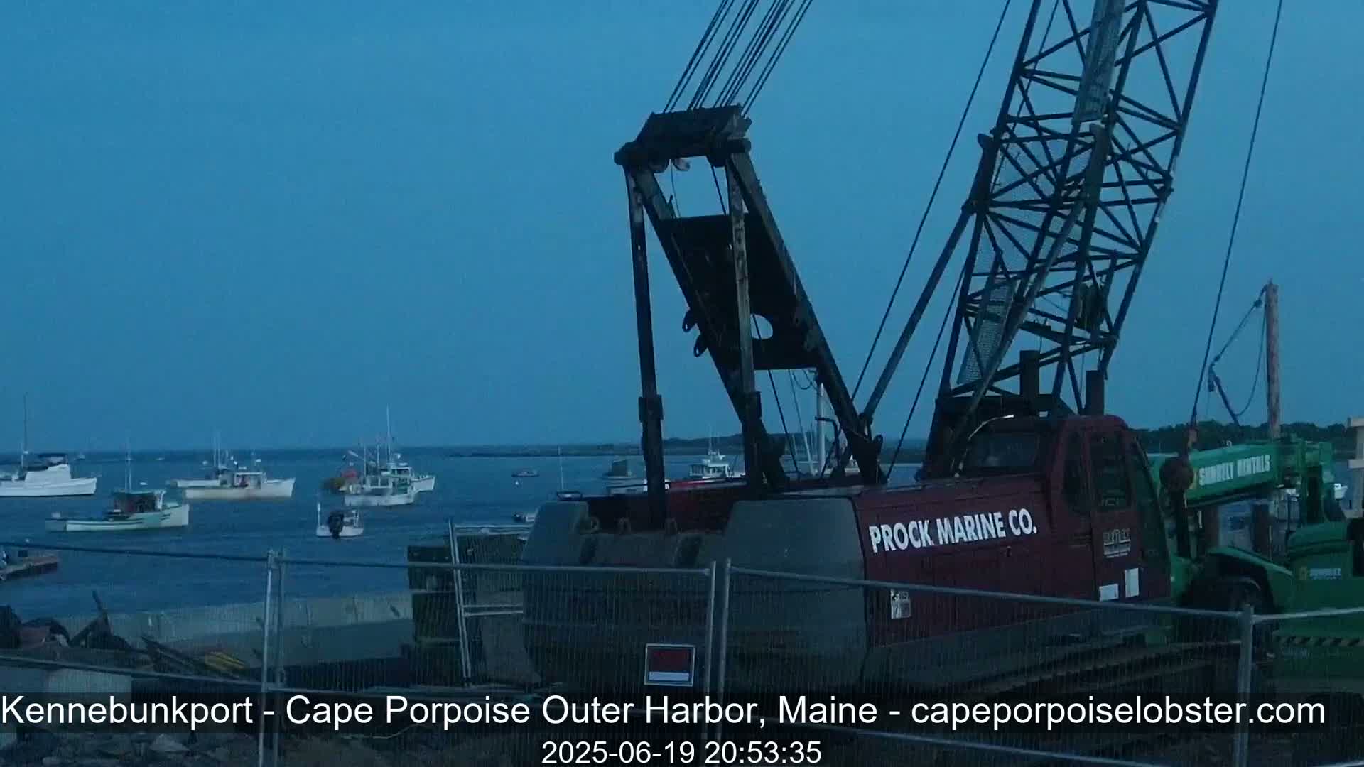 Cape Porpoise, Outer Harbor Live Cam - Kennebunkport, Maine, USA