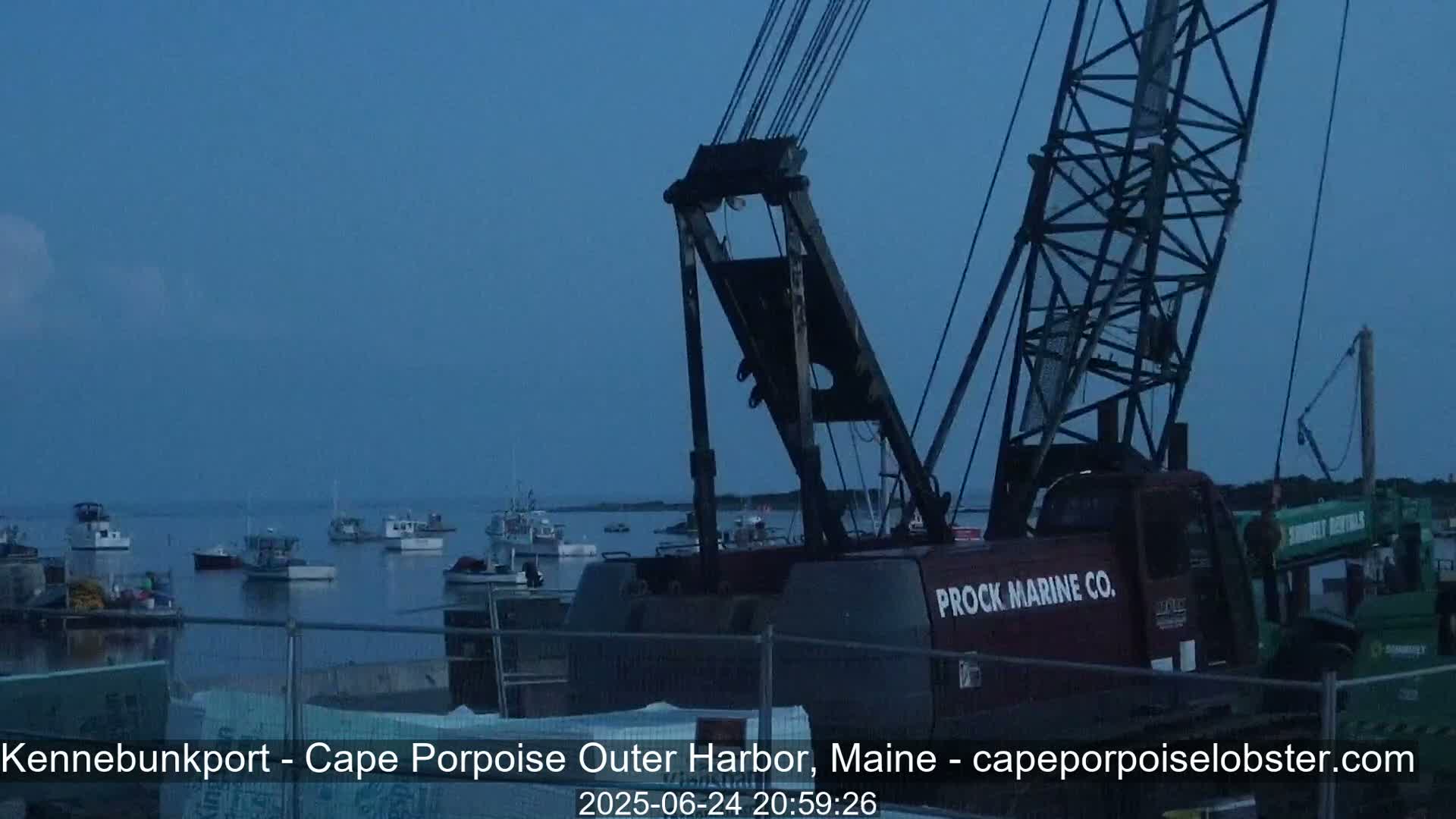Cape Porpoise, Outer Harbor Live Cam - Kennebunkport, Maine, USA
